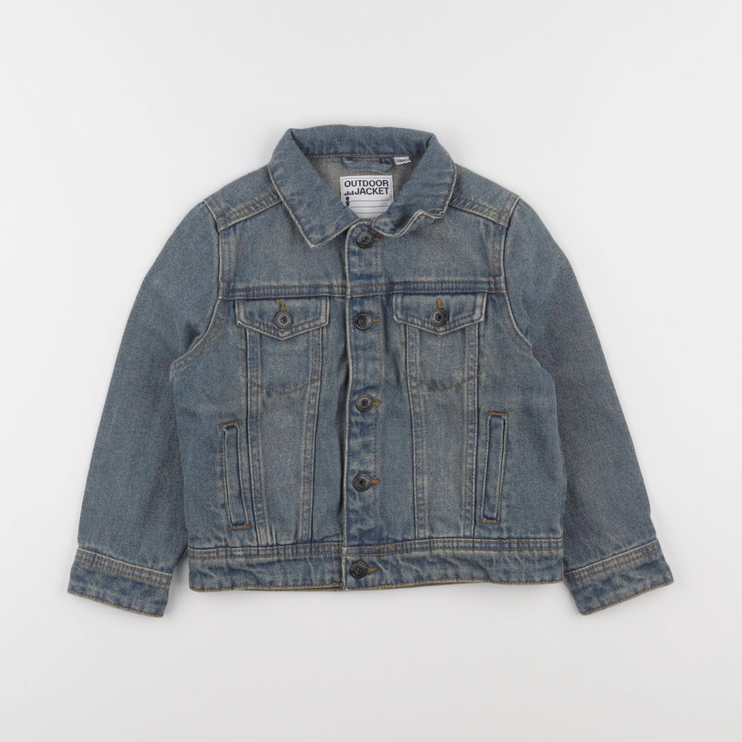 Vertbaudet - veste bleu - 4 ans