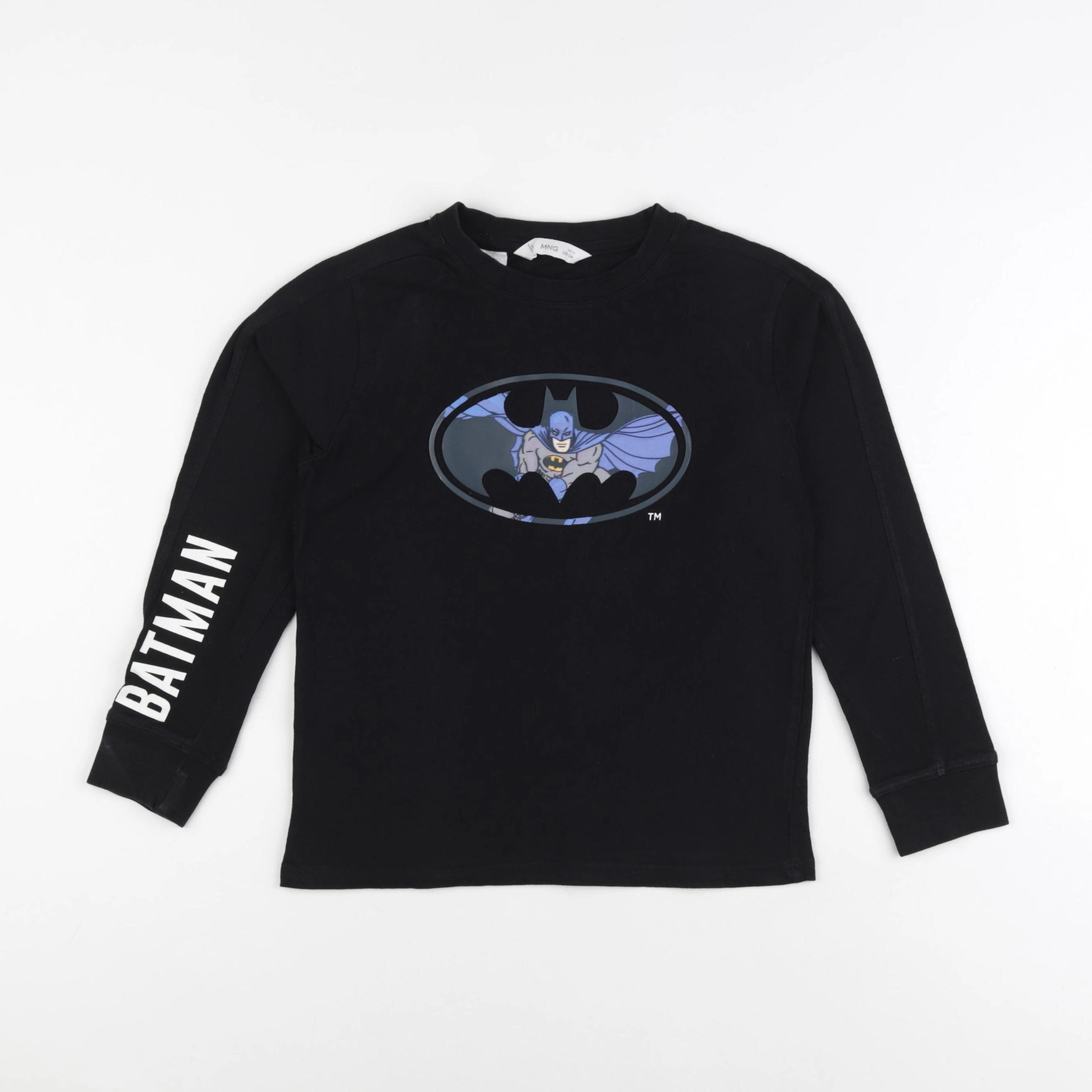 Mango - tee-shirt noir - 7/8 ans