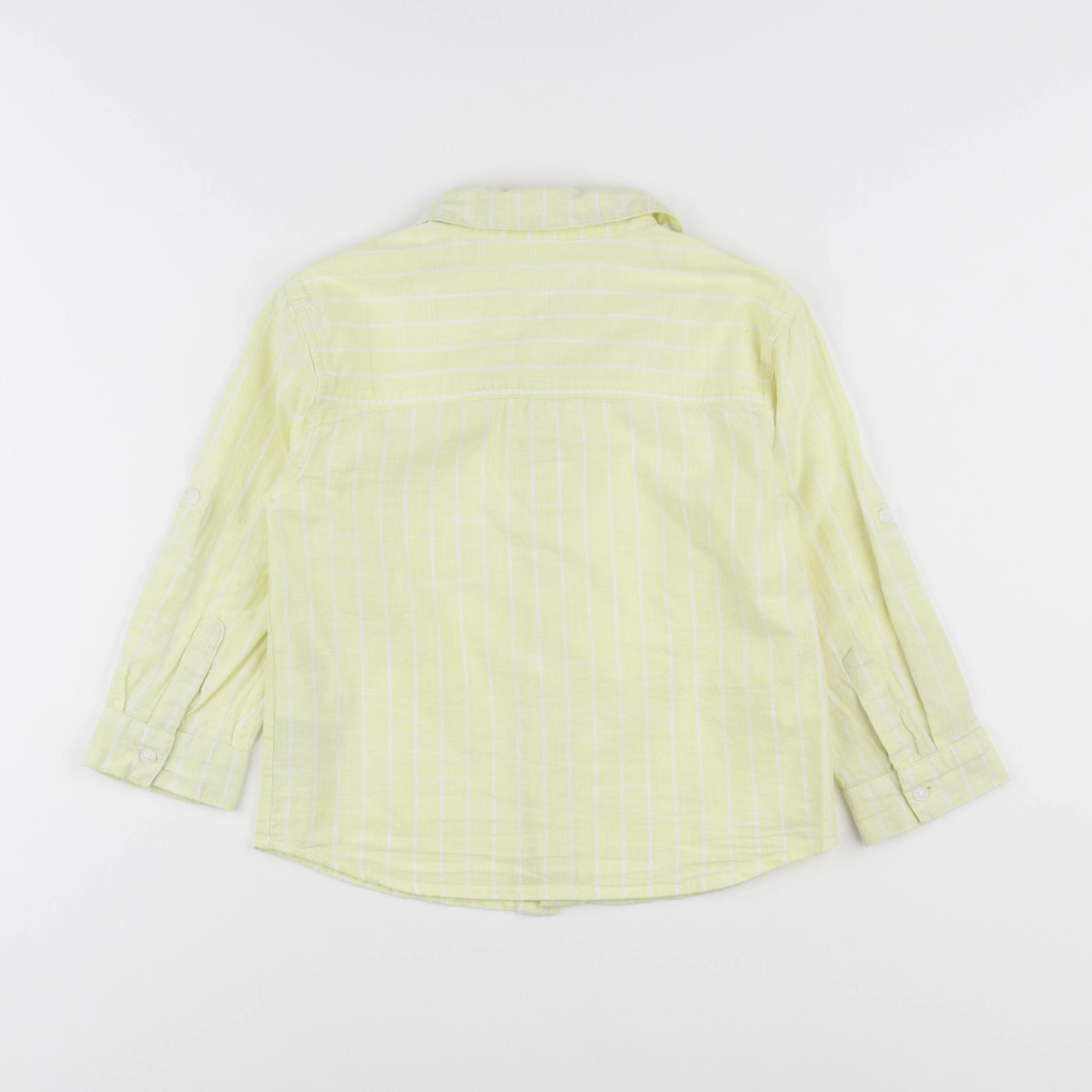 Vertbaudet - chemise jaune - 6 ans