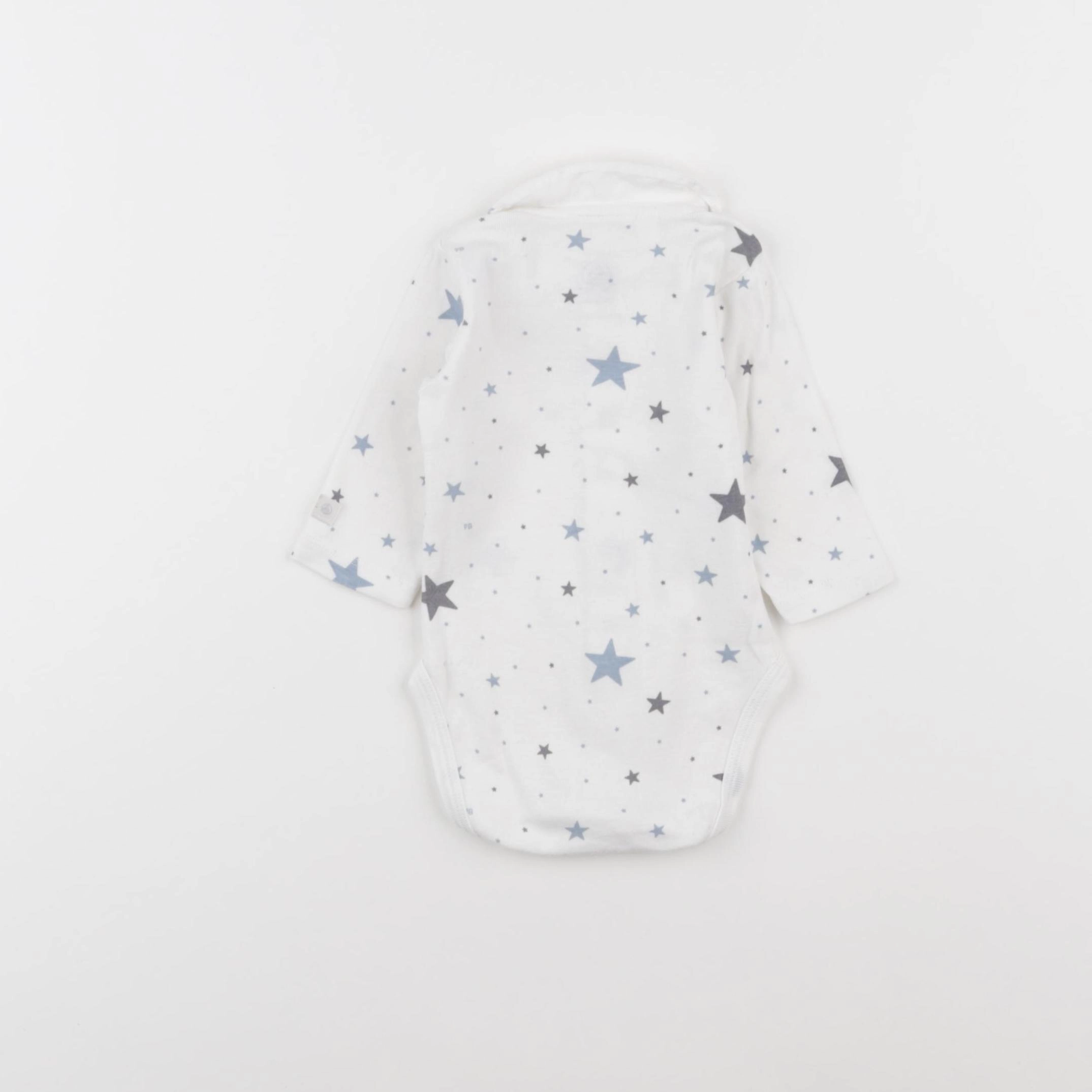 Petit Bateau - body à col multicolore - 3 mois