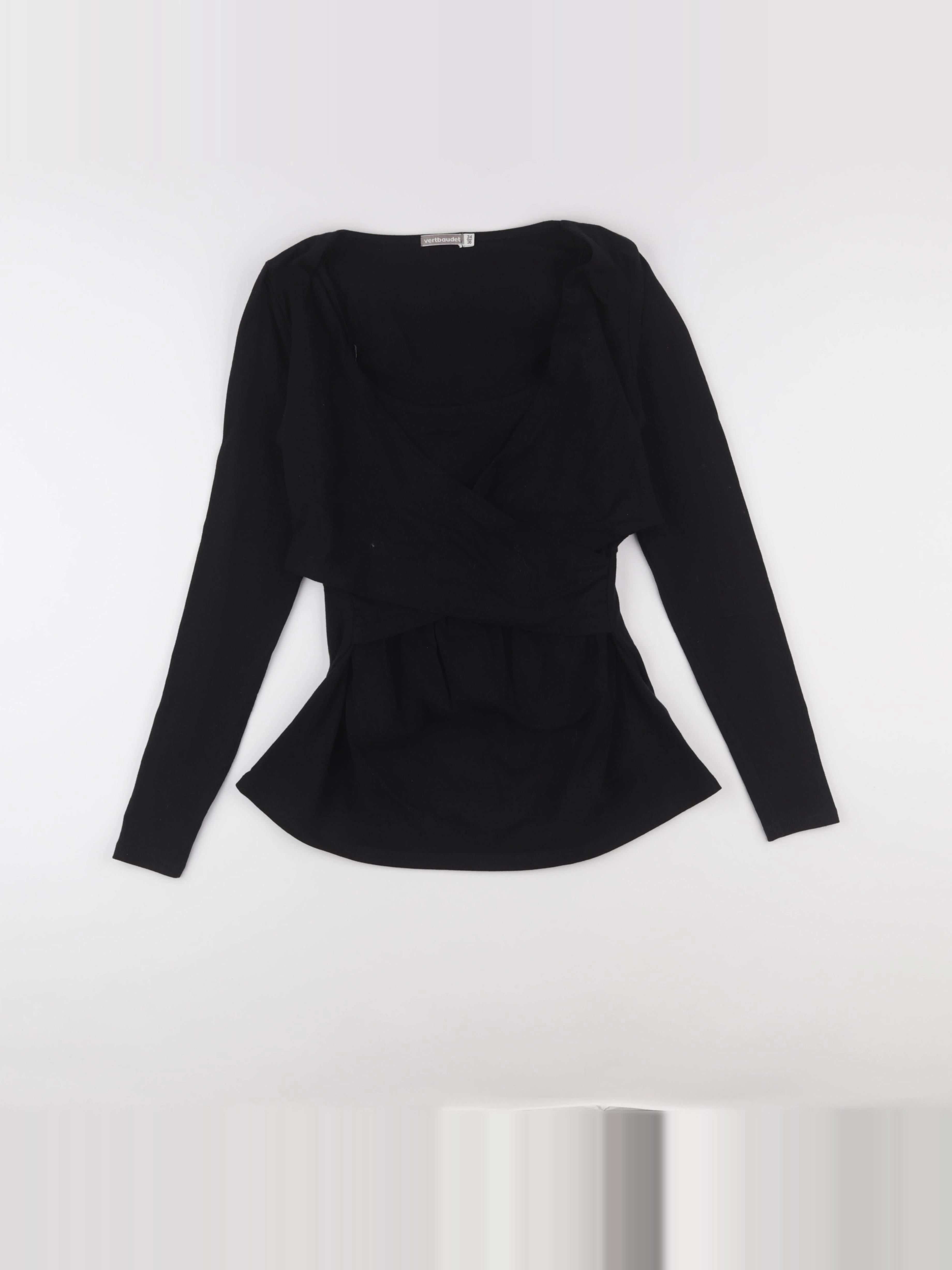 Vertbaudet - tee-shirt allaitement noir - 34 à 36