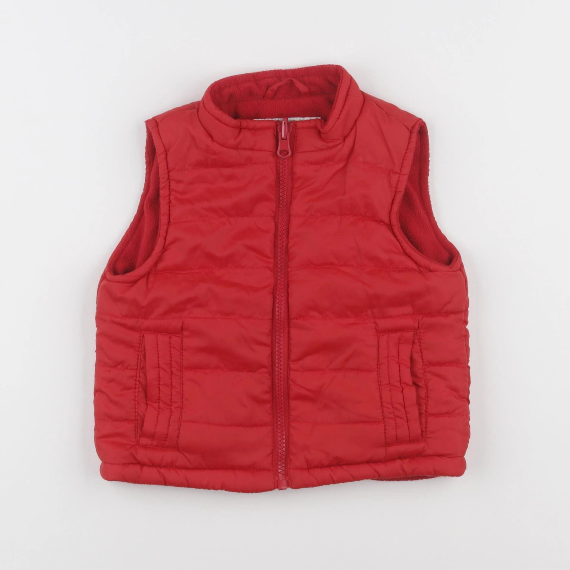 Vertbaudet - doudoune rouge - 2 ans
