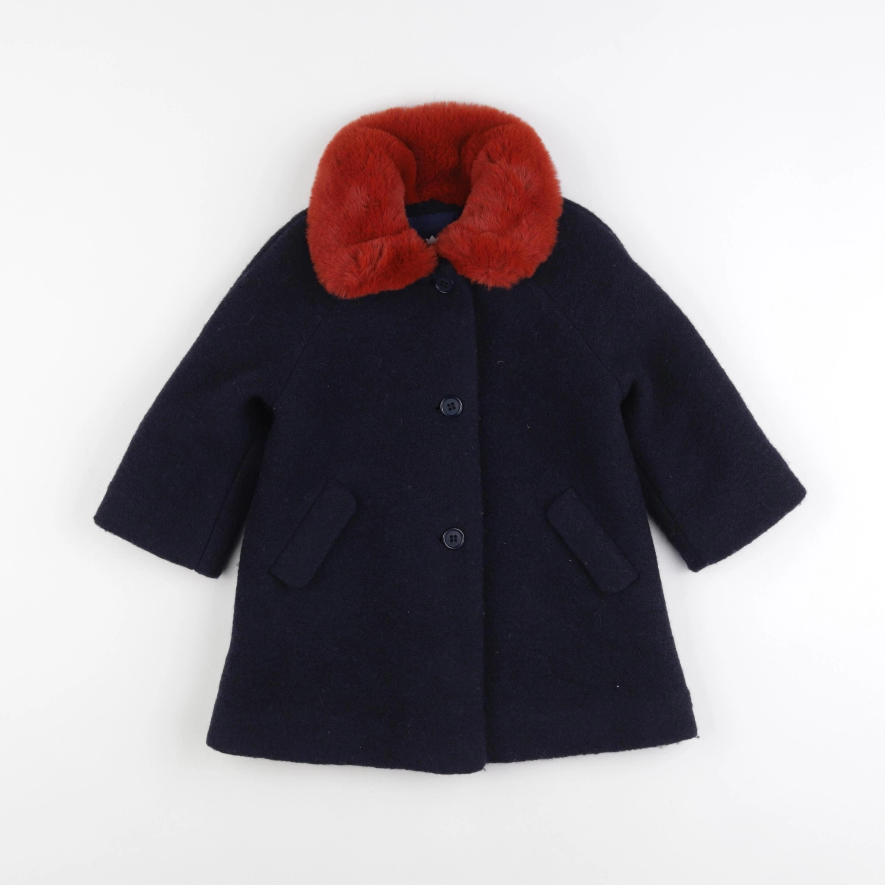 Jacadi - manteau bleu - 24 mois