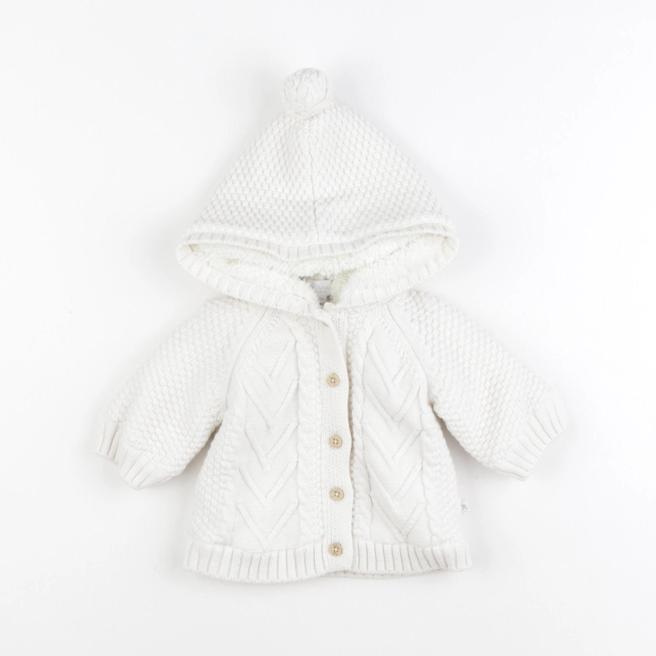 Cadet Rousselle - veste doublé beige - 3 mois