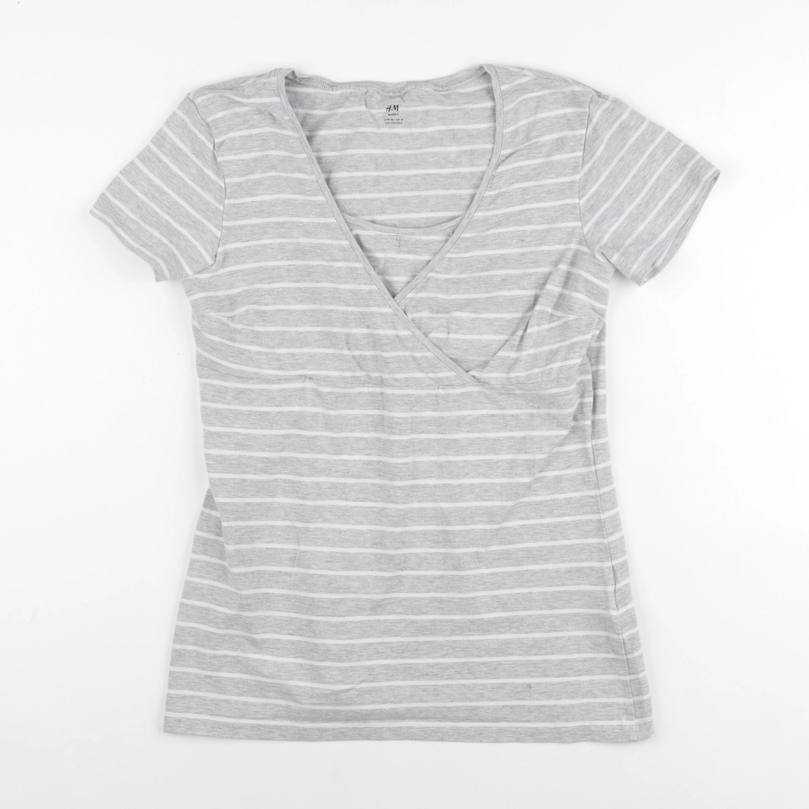 H&M - tee-shirt grossesse gris - 38