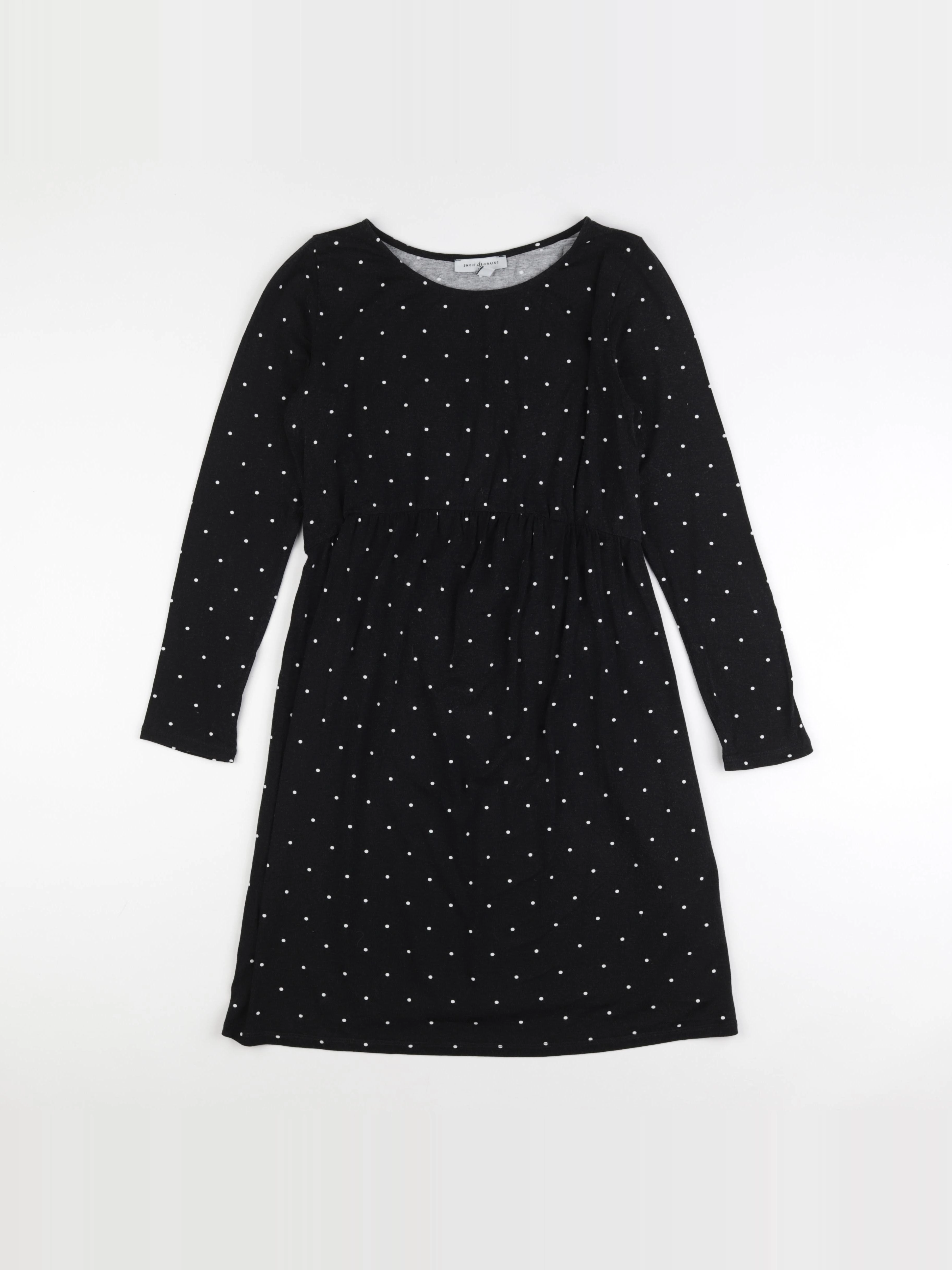 Envie de fraise - robe grossesse noir - 40 à 42