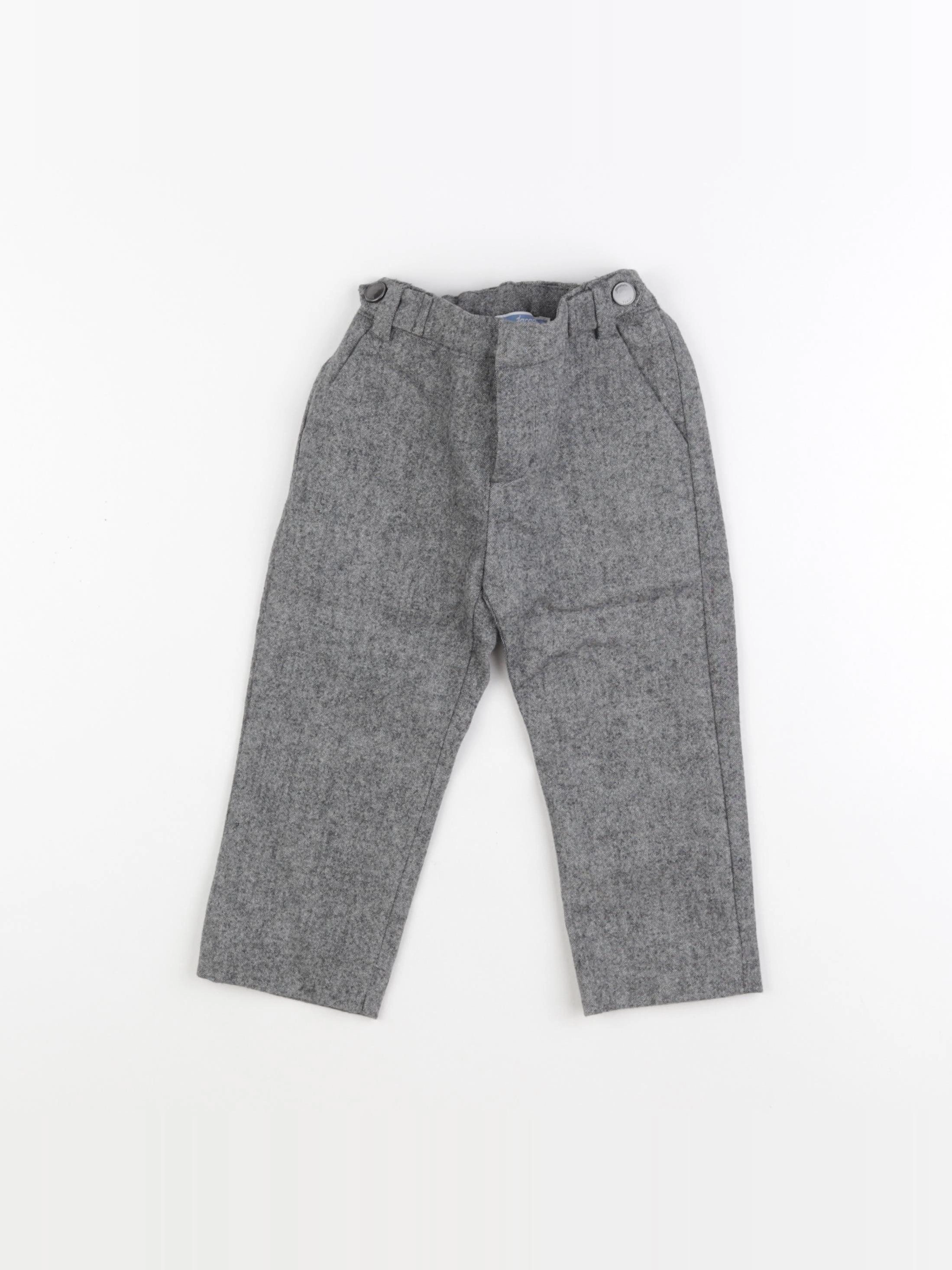 Jacadi - pantalon gris - 18 mois