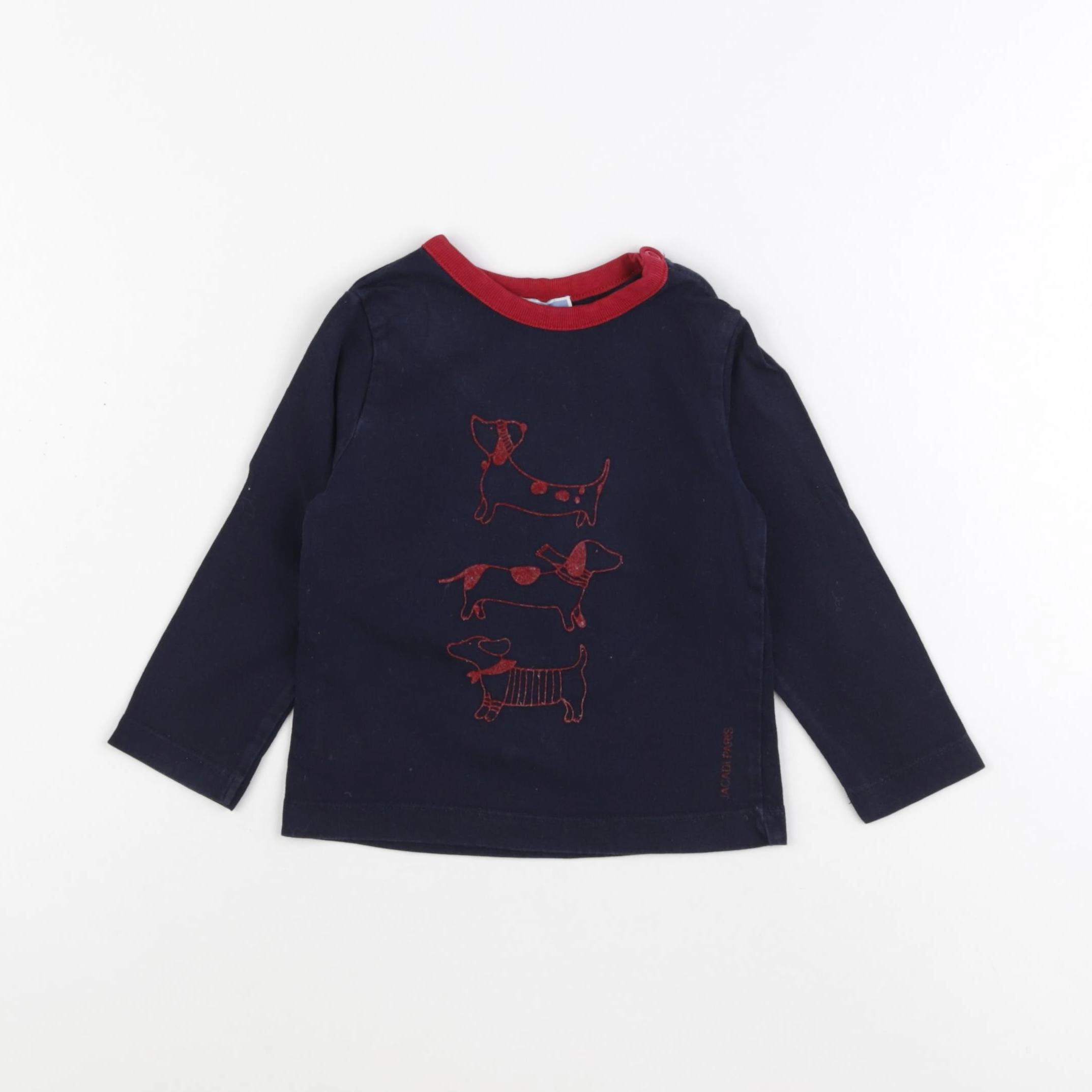 Jacadi - tee-shirt bleu - 18 mois