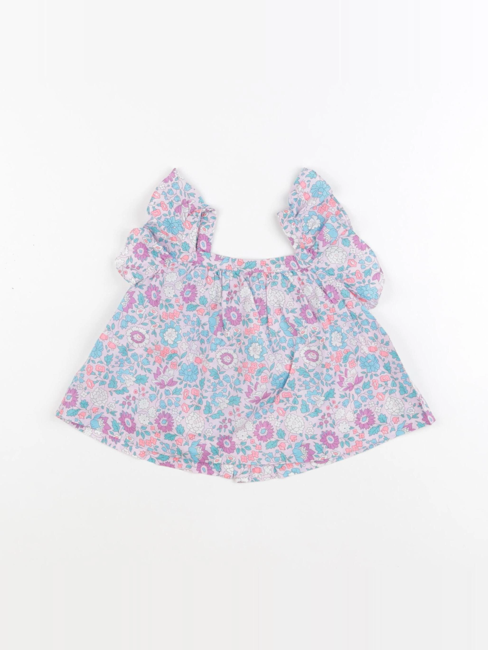 Jacadi - blouse liberty violet - 18 mois