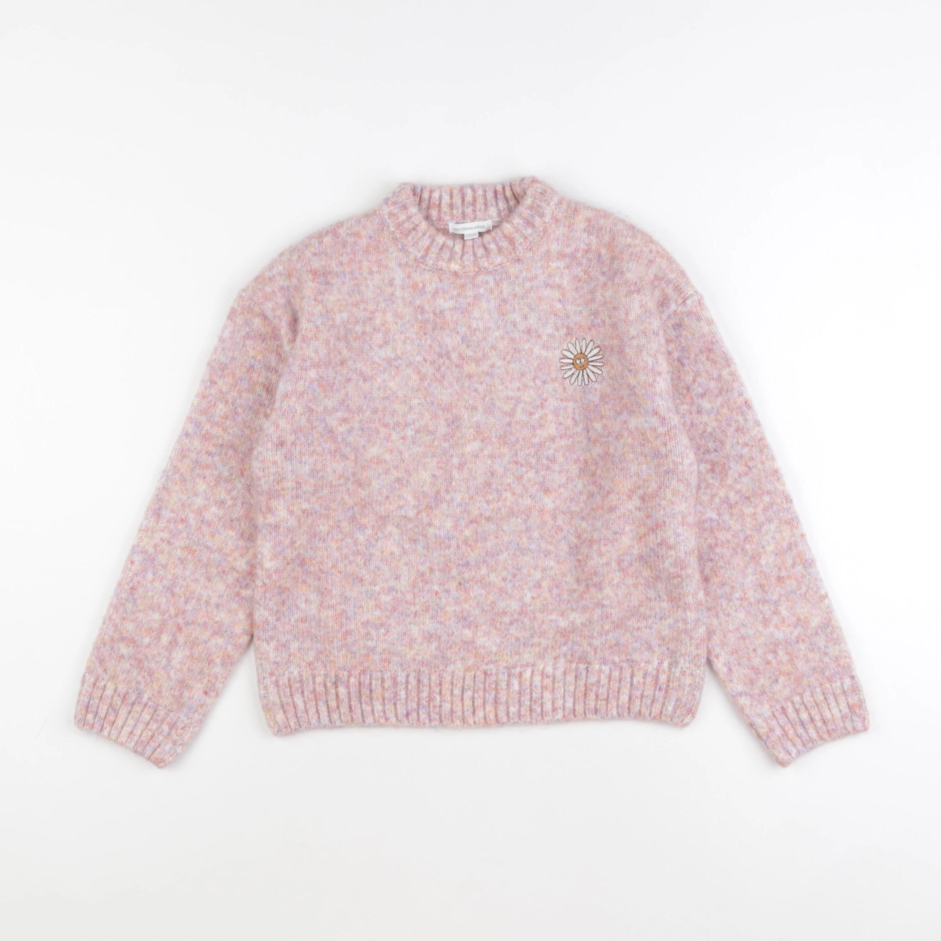 Vertbaudet - pull rose - 10 ans