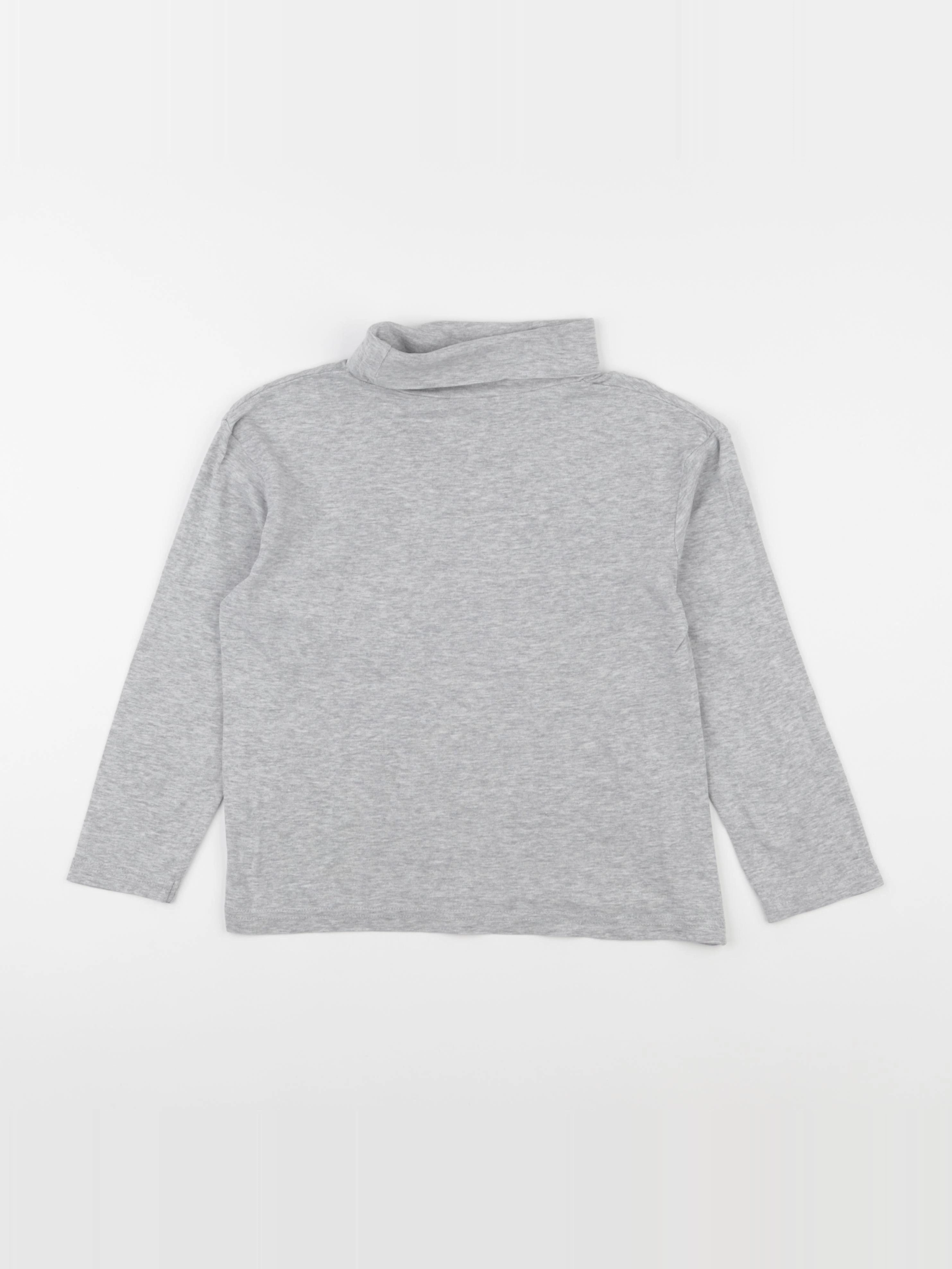 Vertbaudet - sous-pull gris - 8 ans