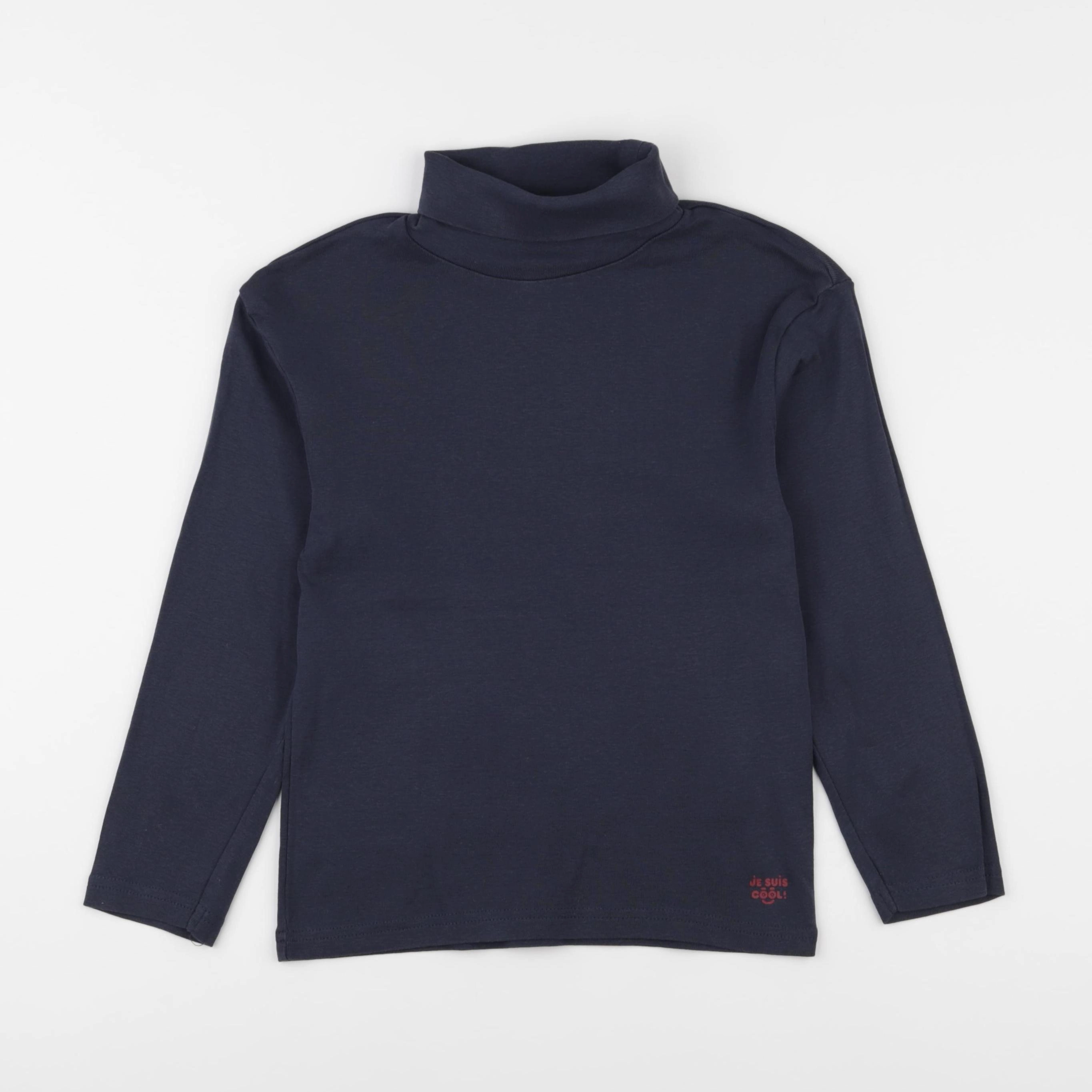 Vertbaudet - sous-pull bleu - 8 ans