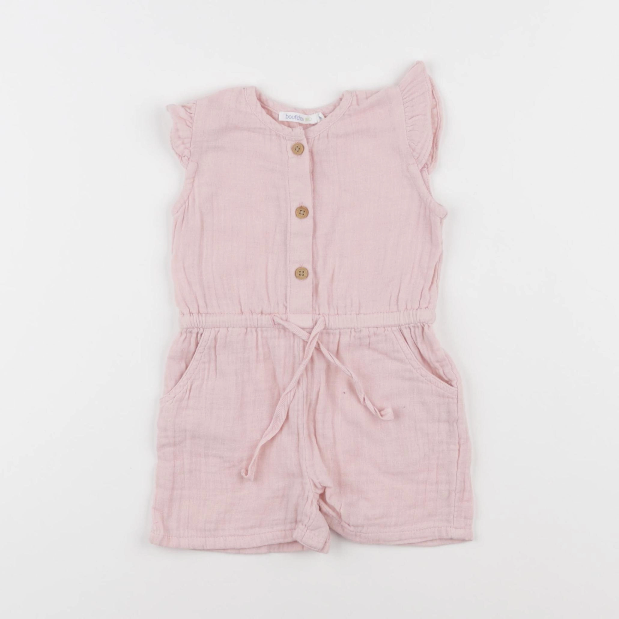 Boutchou - combinaison rose - 6 mois