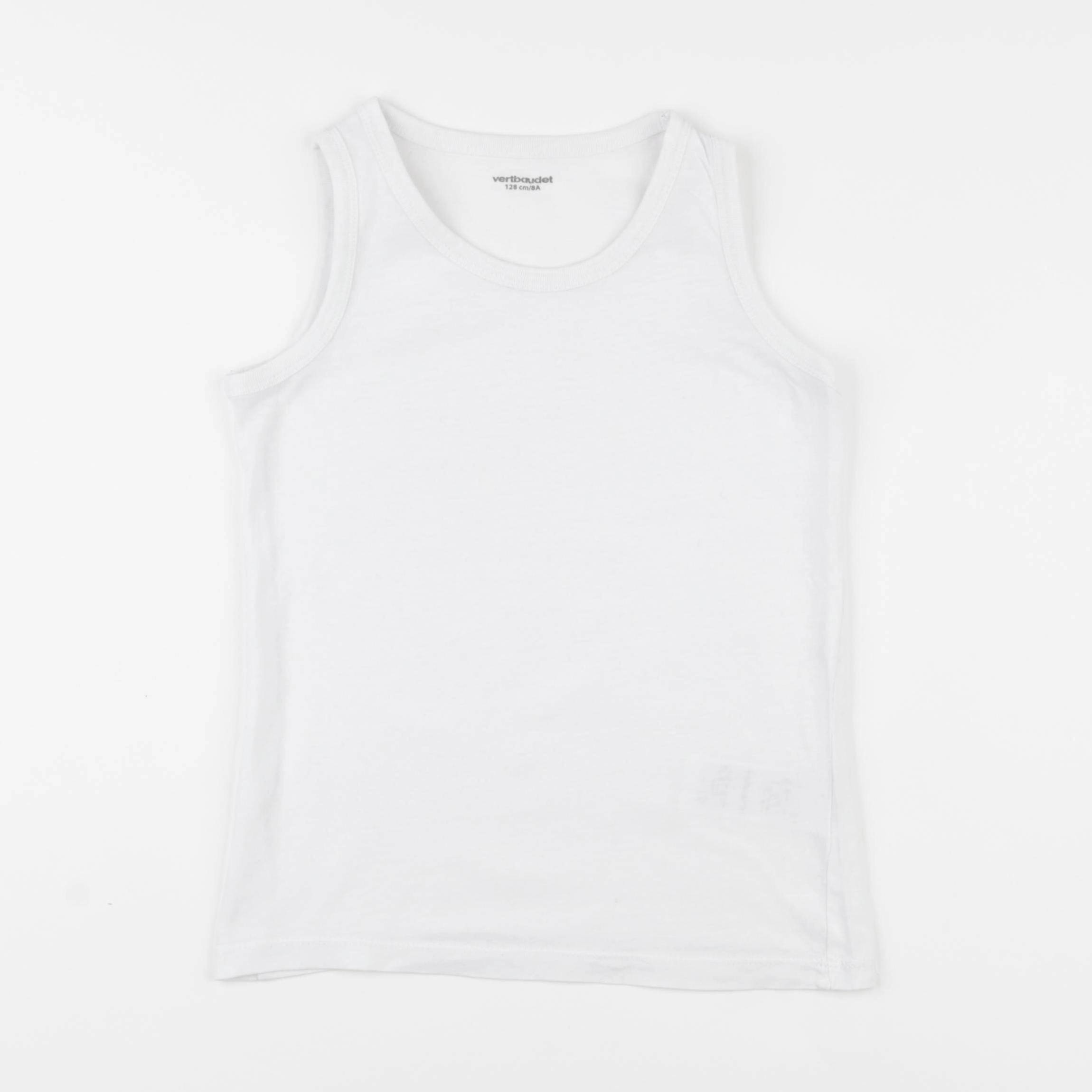 Vertbaudet - maillot de corps blanc - 8 ans