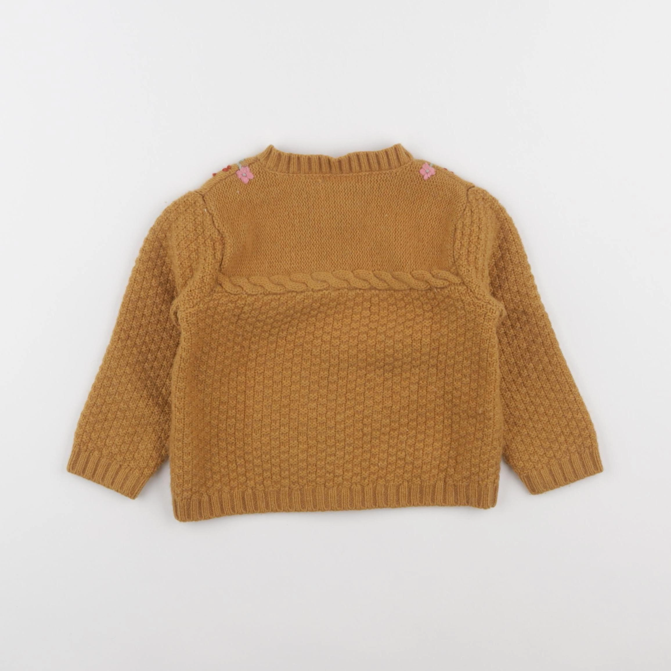 Boutchou - gilet marron - 18 mois