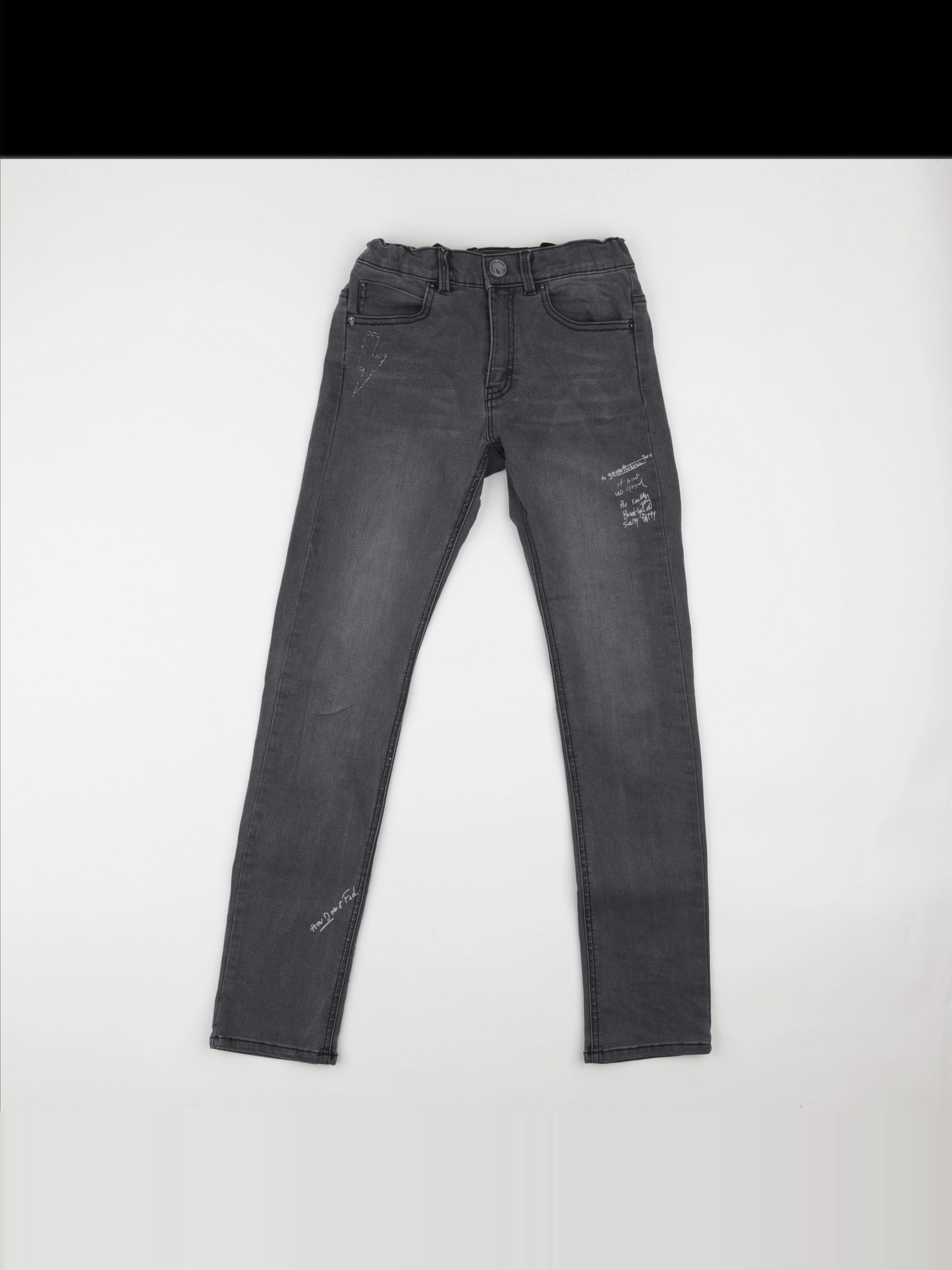 IKKS - jean gris - 12 ans