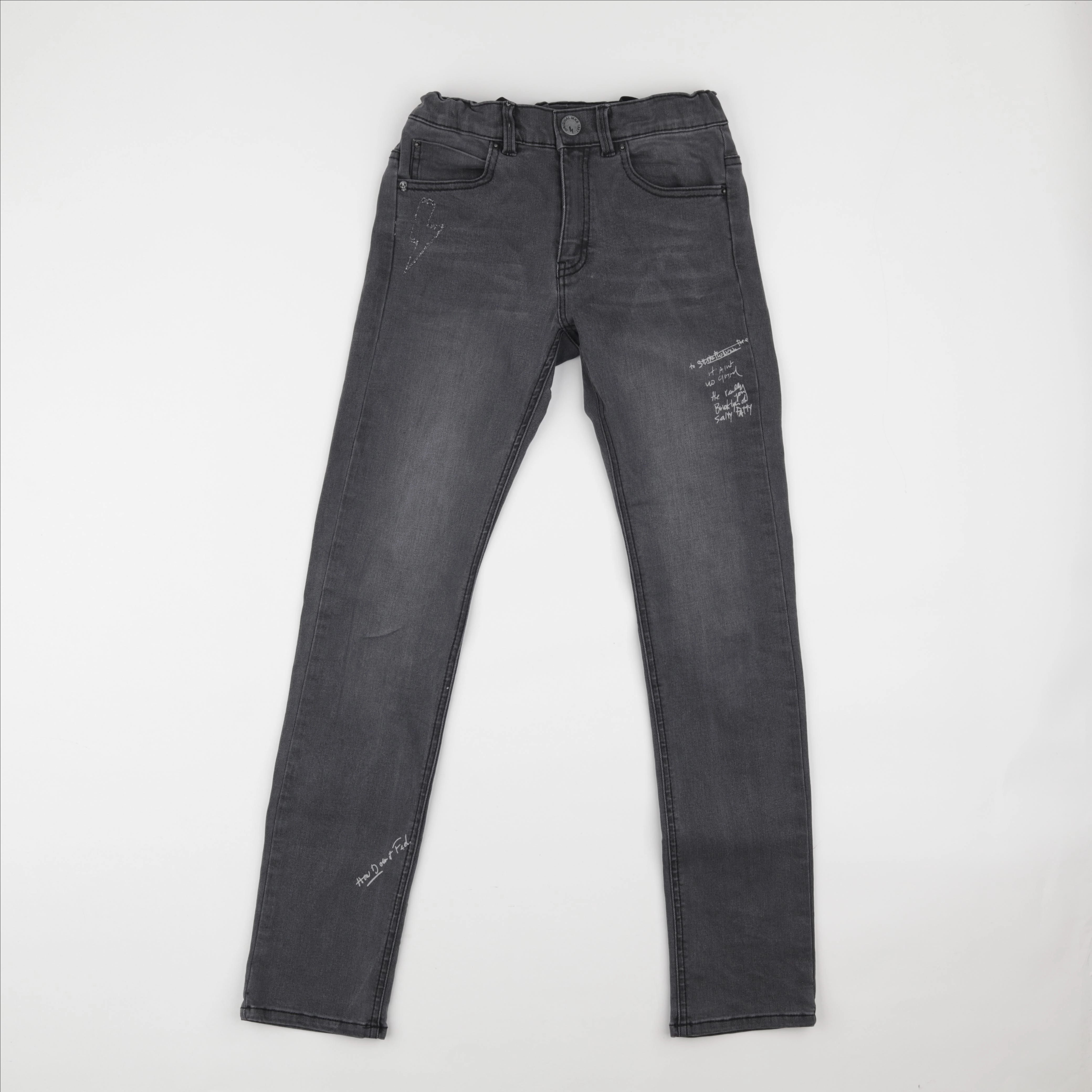 IKKS - jean gris - 12 ans
