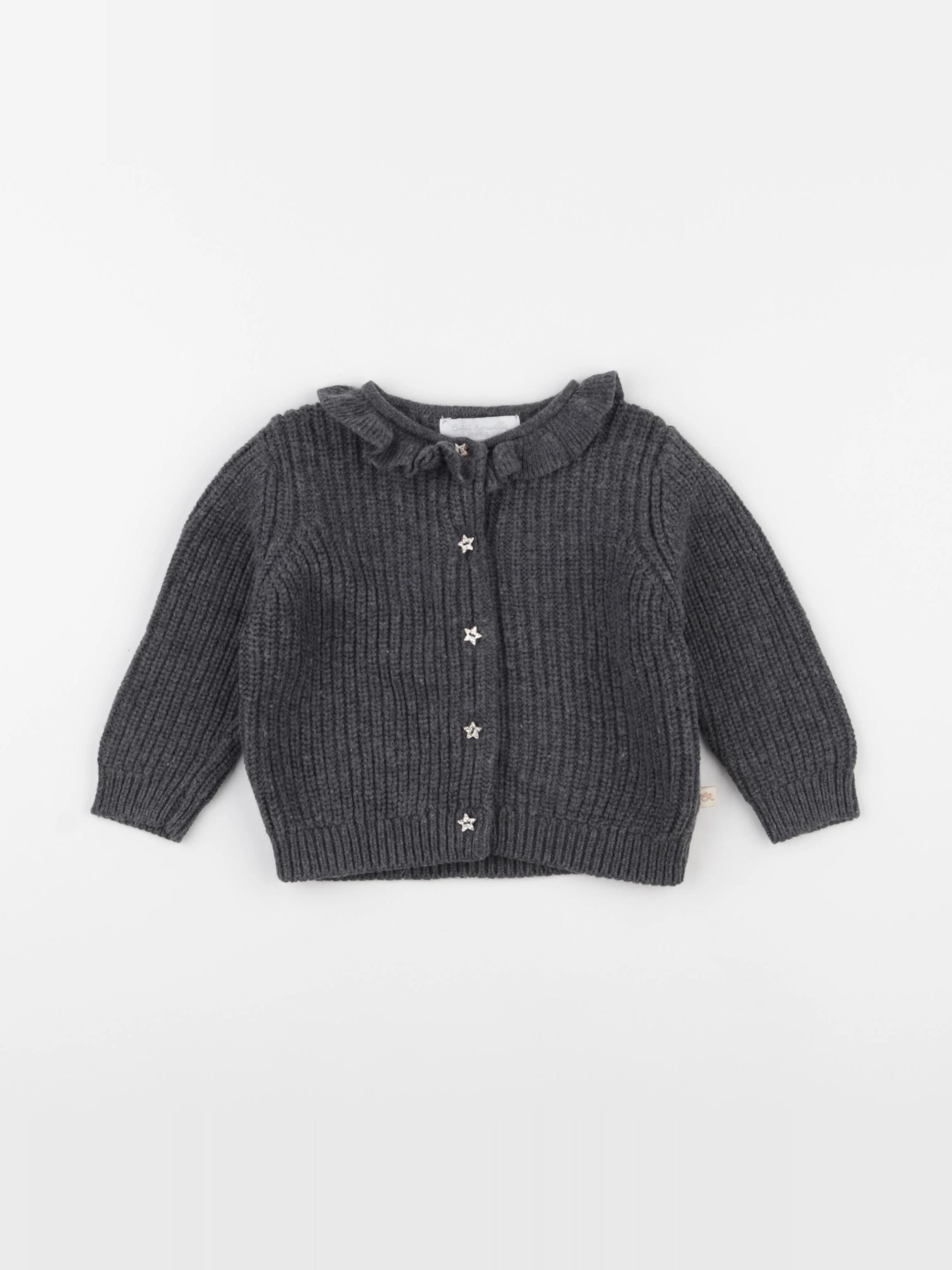 Cadet Rousselle - gilet gris - 12 mois