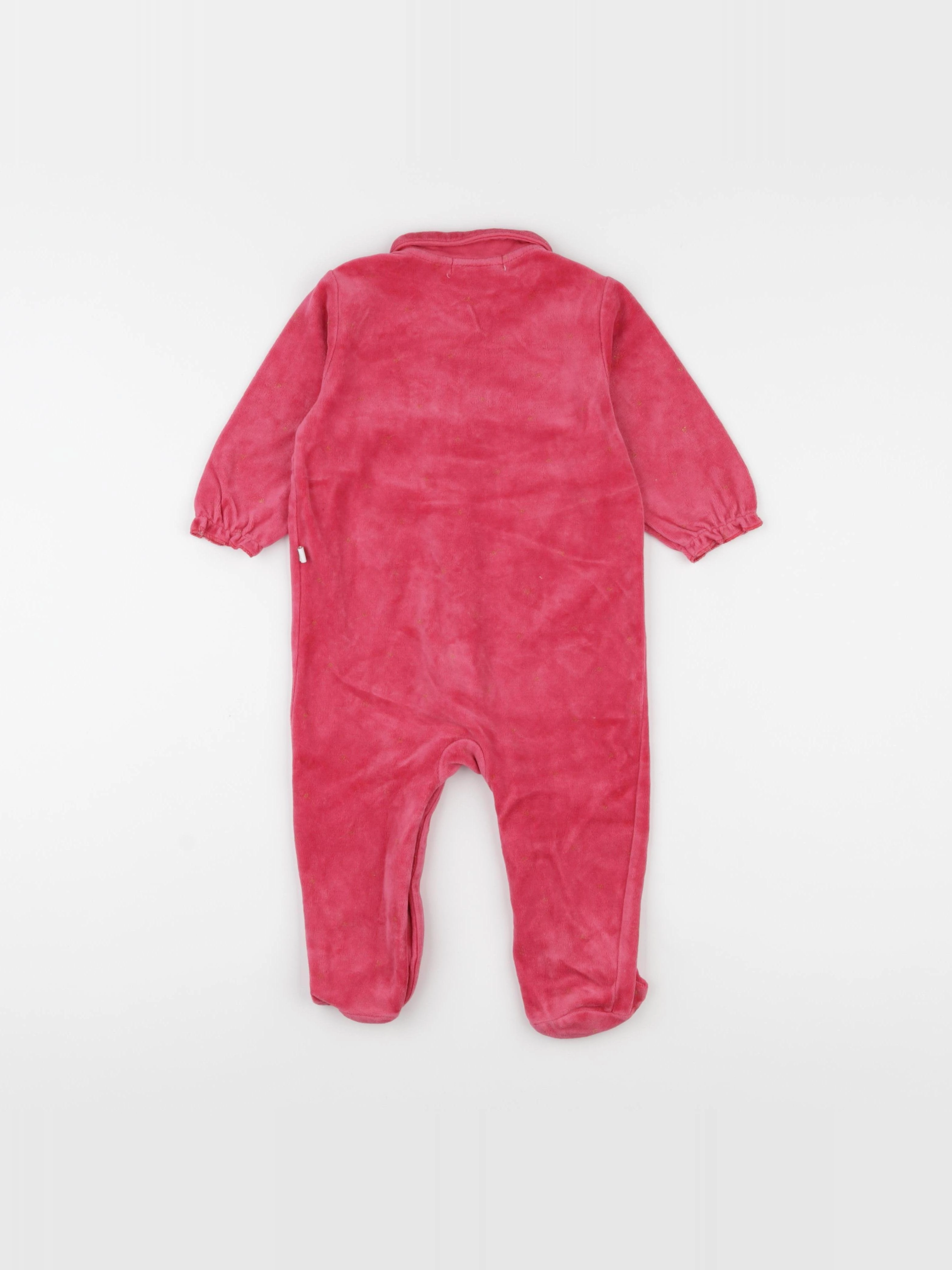 Cadet Rousselle - pyjama velours rose - 12 mois