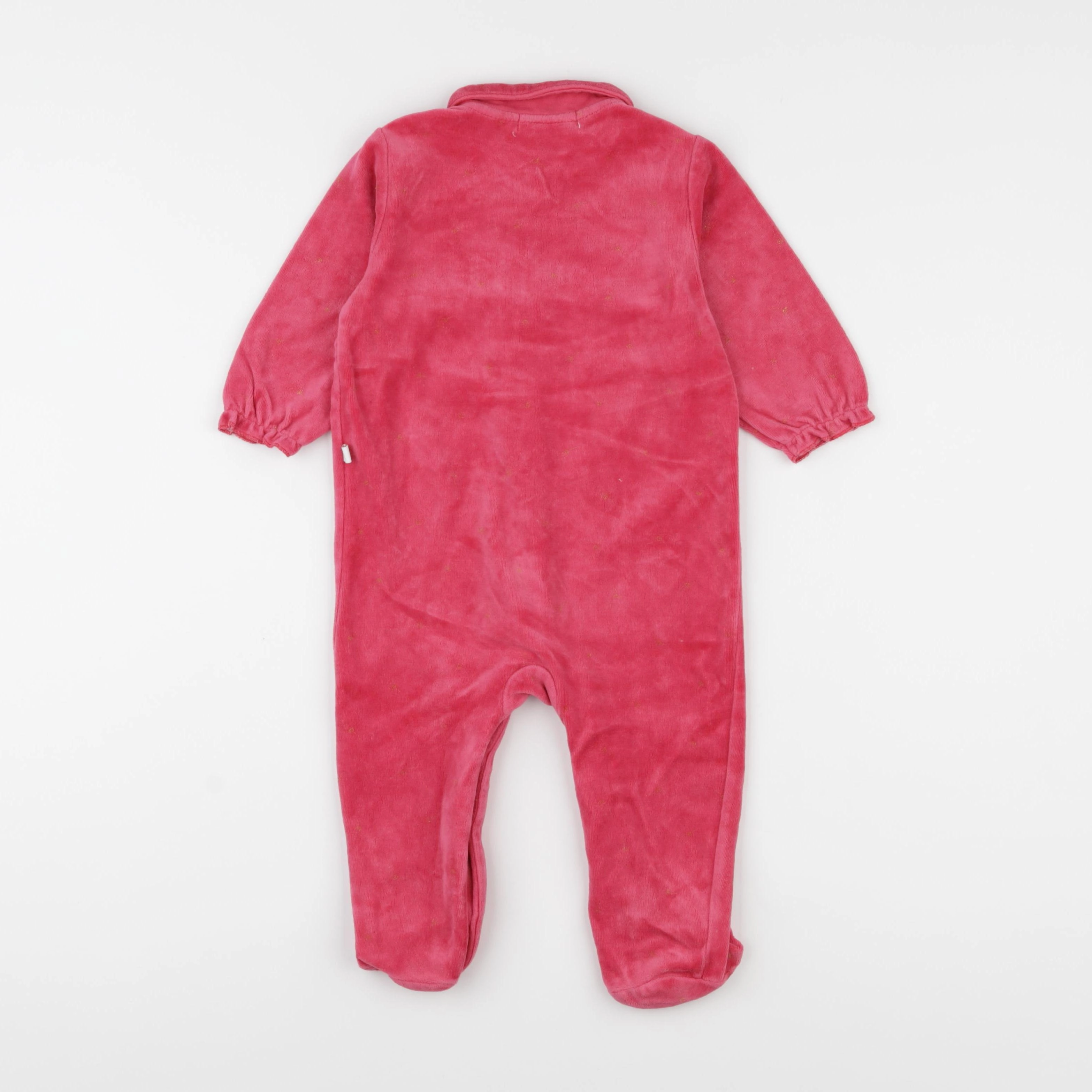 Cadet Rousselle - pyjama velours rose - 12 mois