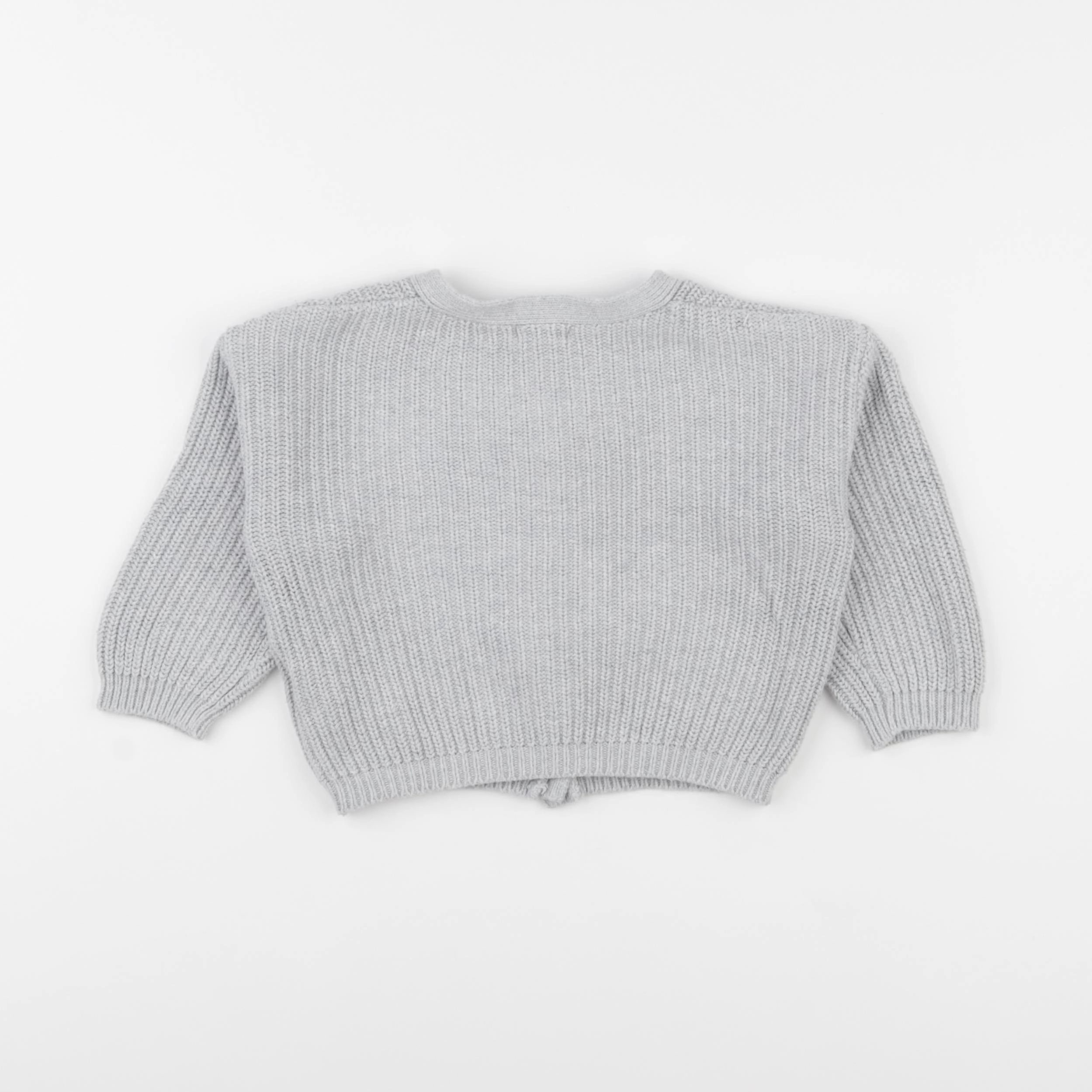 Vertbaudet - gilet gris - 18 mois