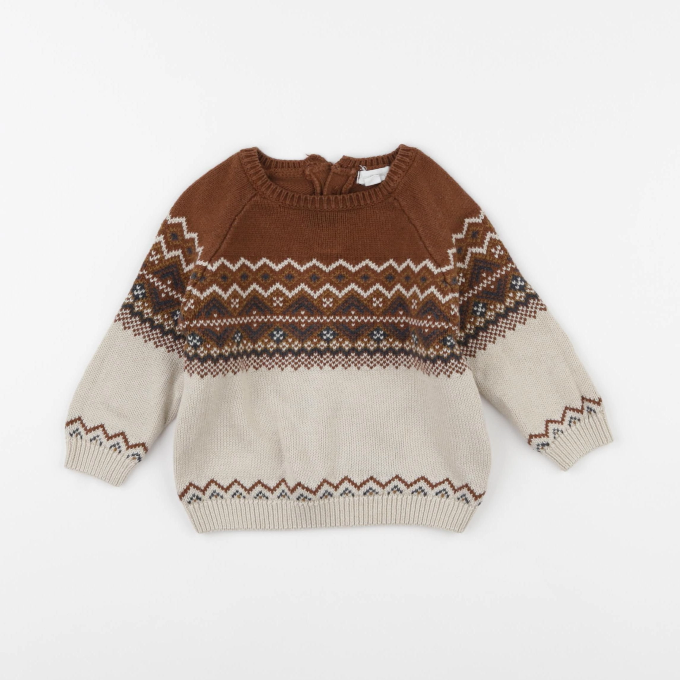 Vertbaudet - pull multicolore - 18 mois