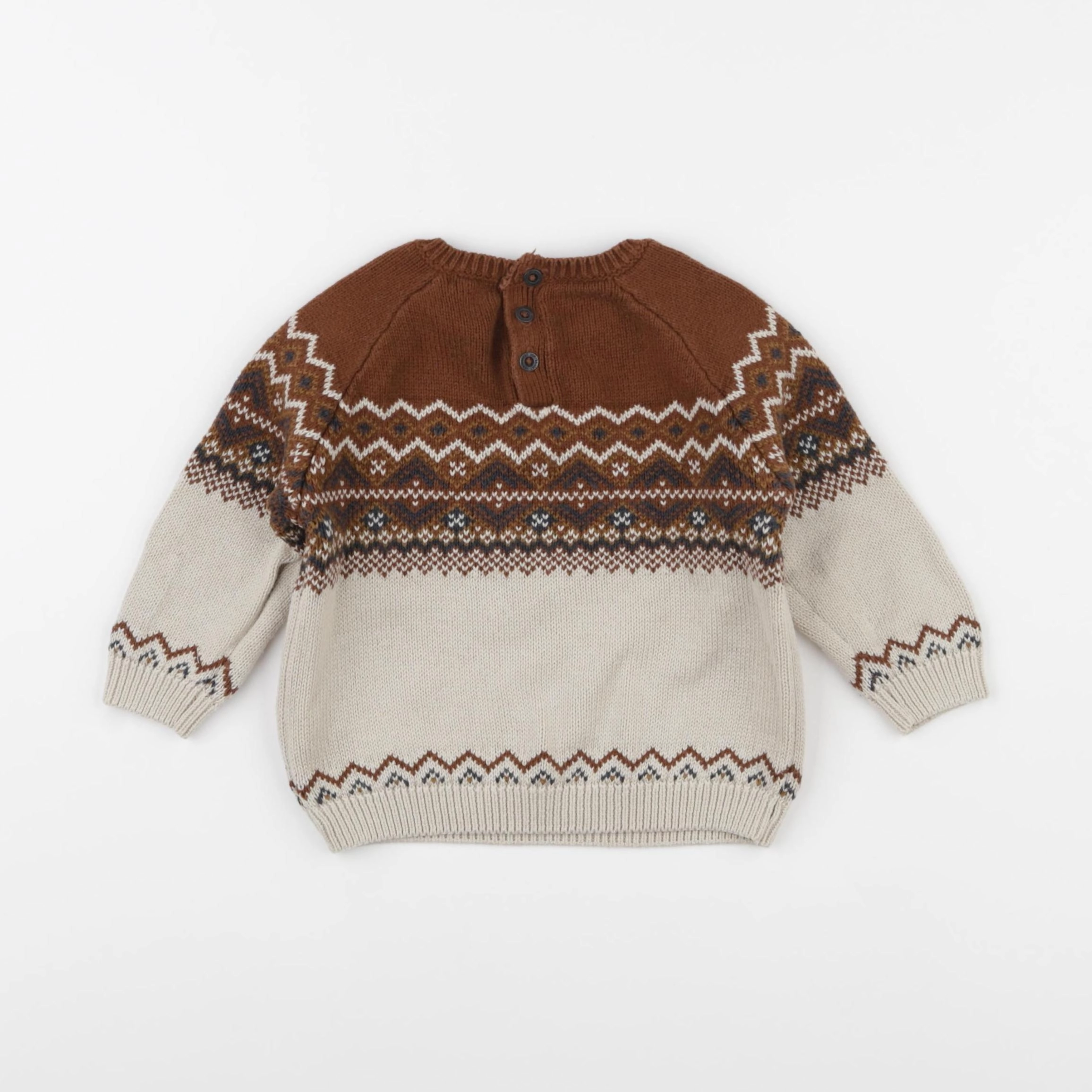 Vertbaudet - pull multicolore - 18 mois