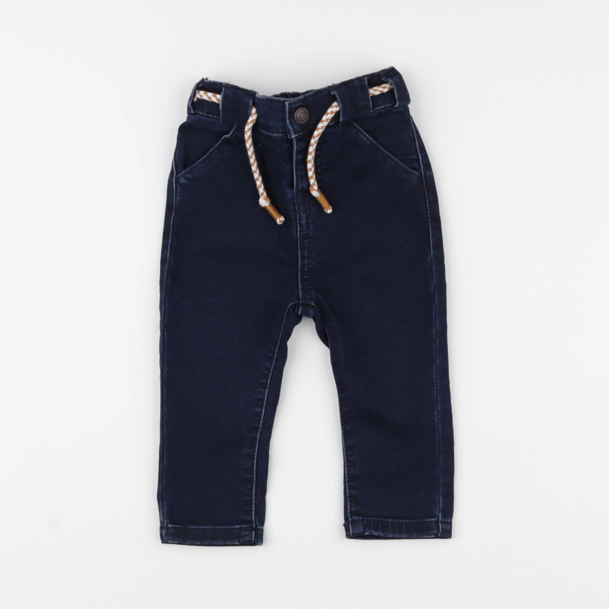 Vertbaudet - pantalon bleu - 6 mois