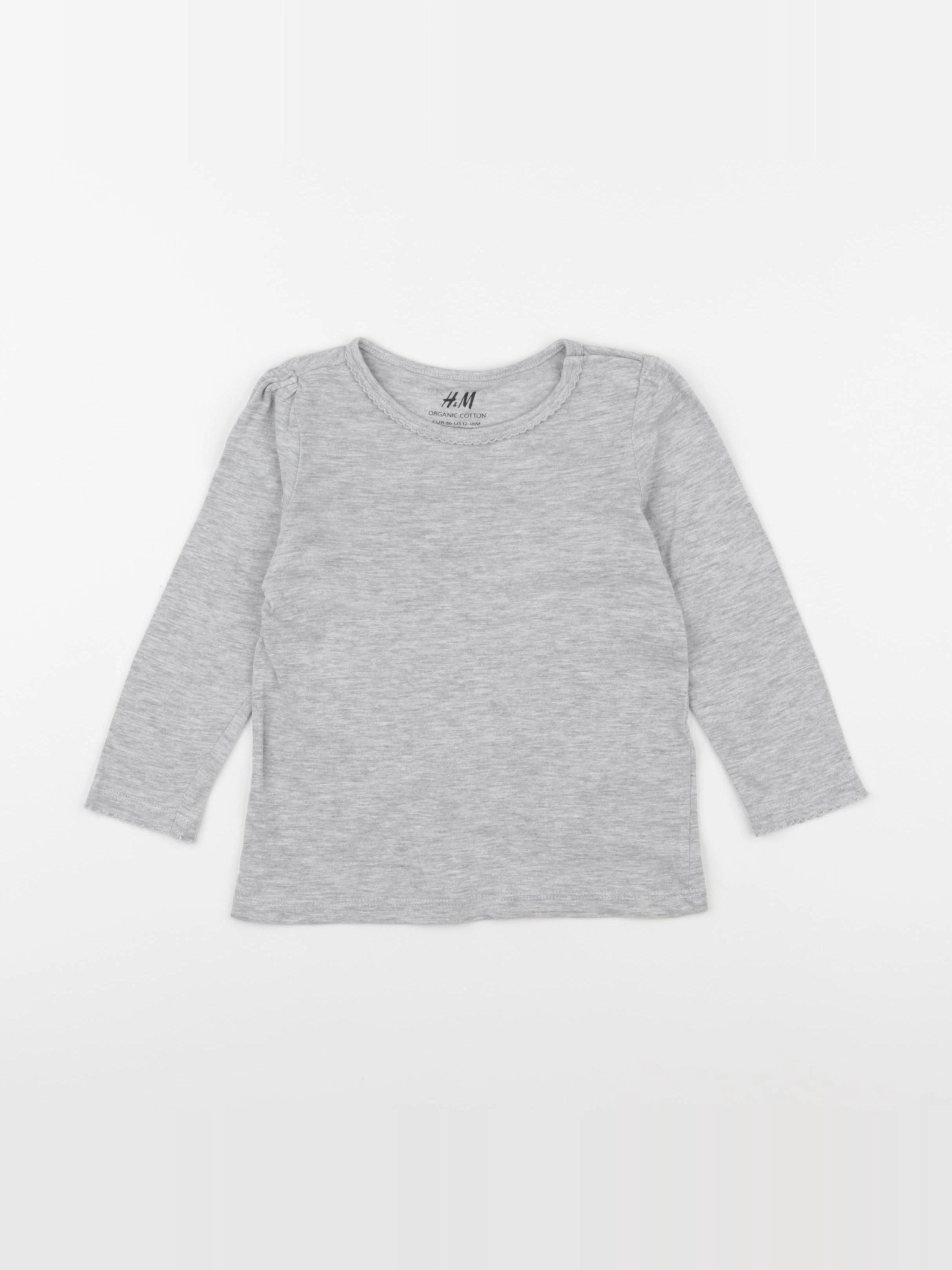 H&M - tee-shirt gris - 12/18 mois