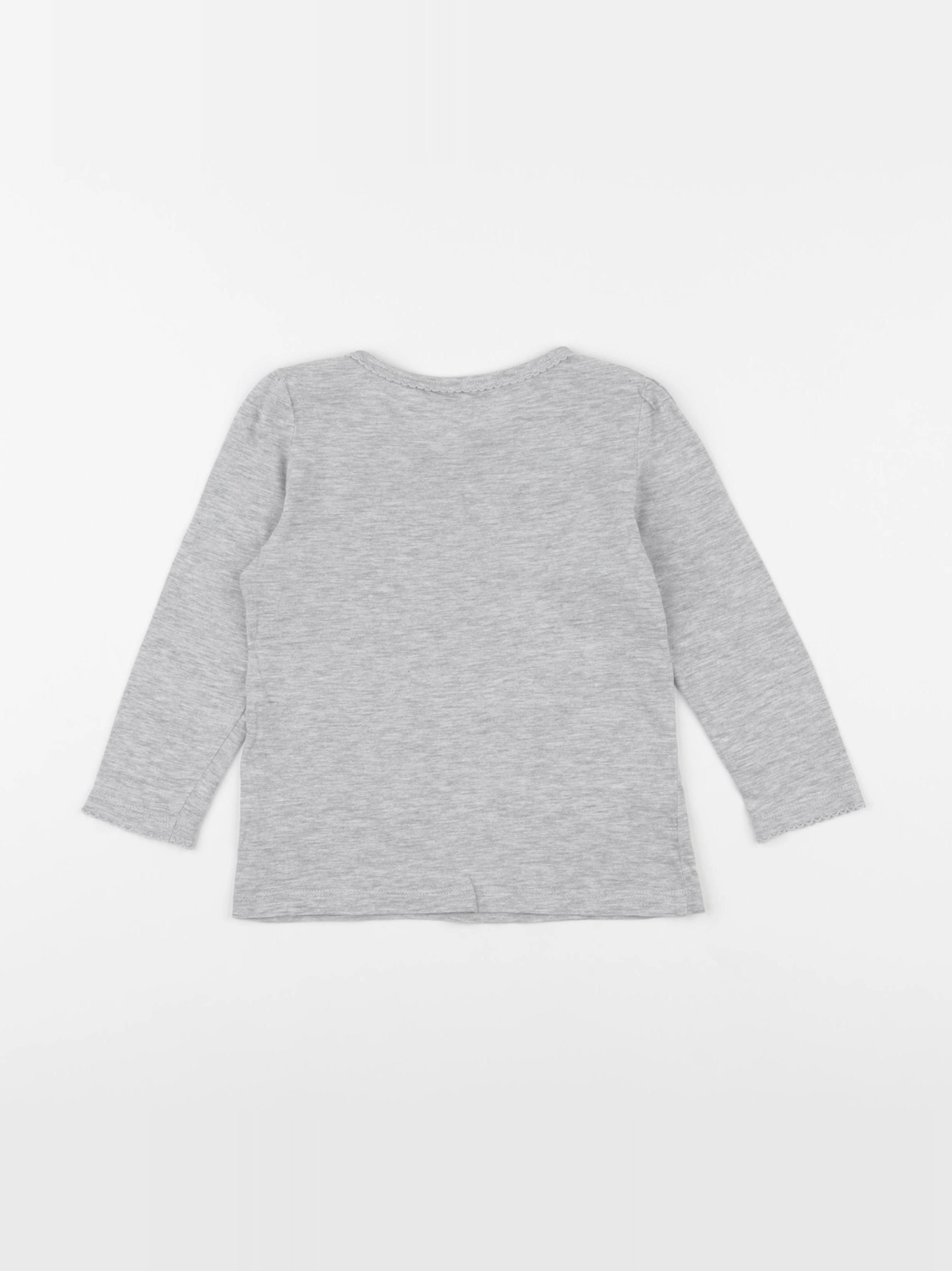 H&M - tee-shirt gris - 12/18 mois
