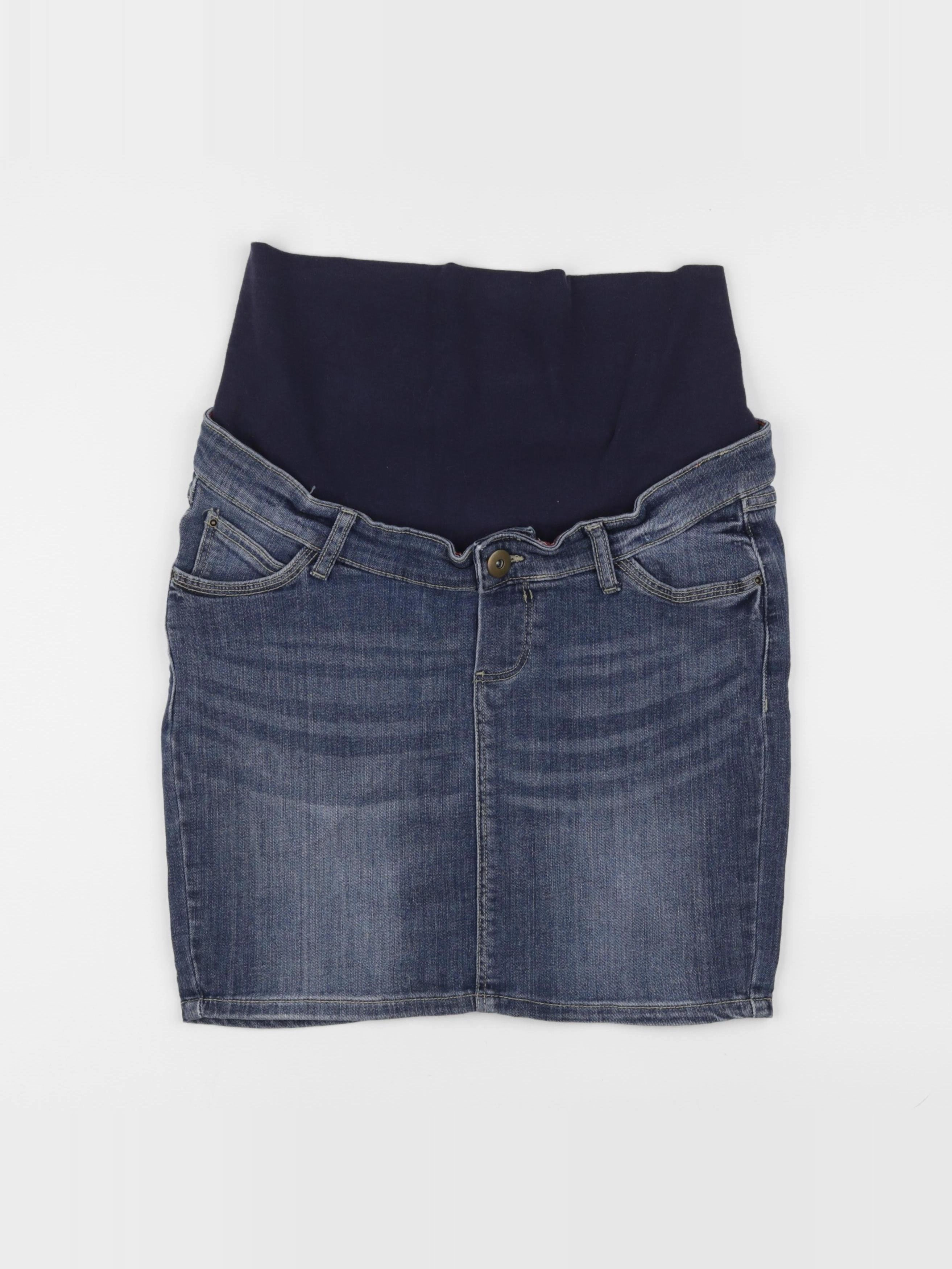 23 mai maternité - jupe grossesse bleu - 38