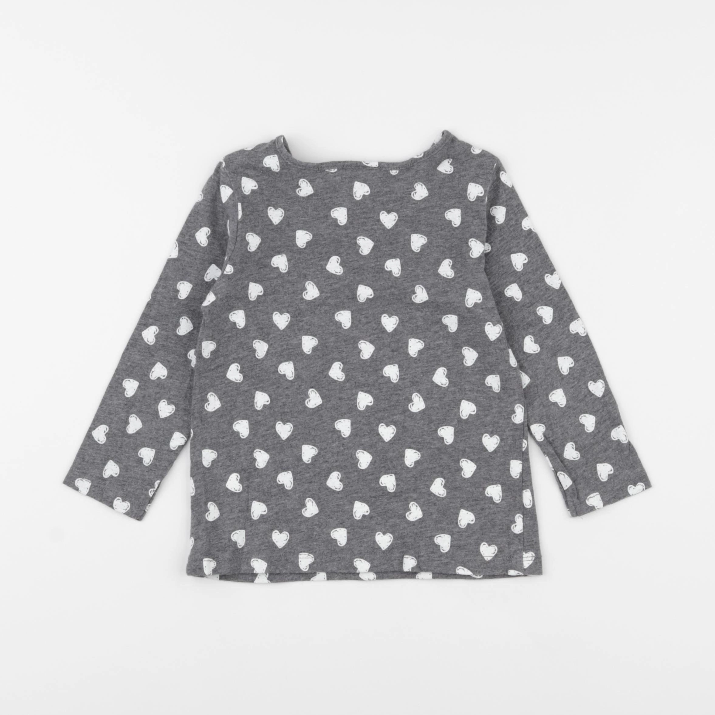 H&M - robe gris - 12/18 mois