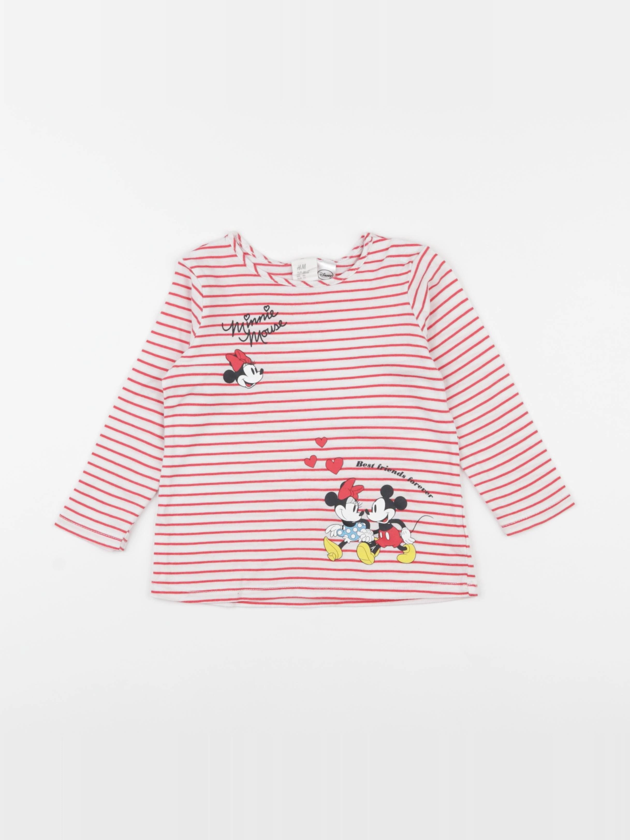 H&M - tee-shirt rouge - 12/18 mois