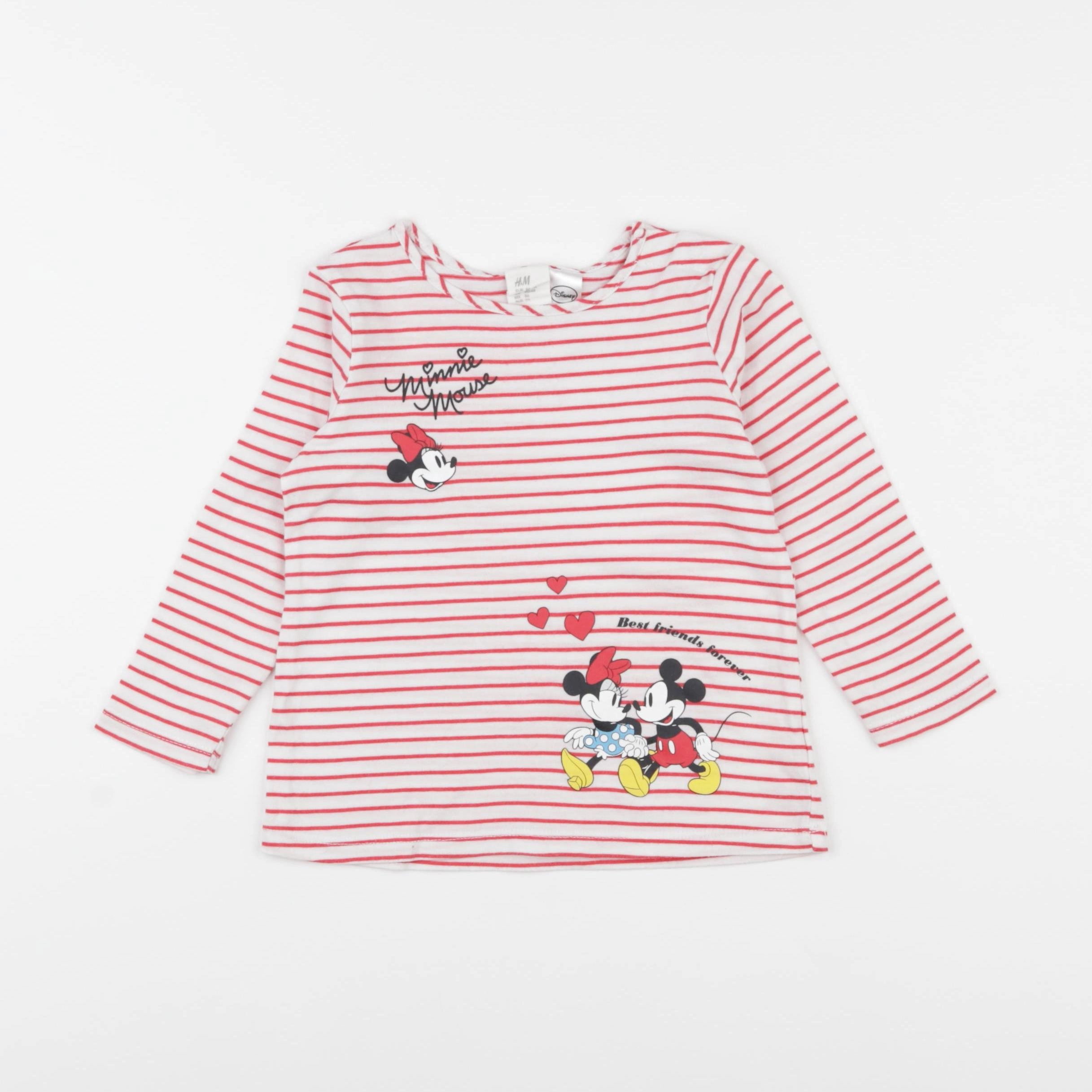 H&M - tee-shirt rouge - 12/18 mois