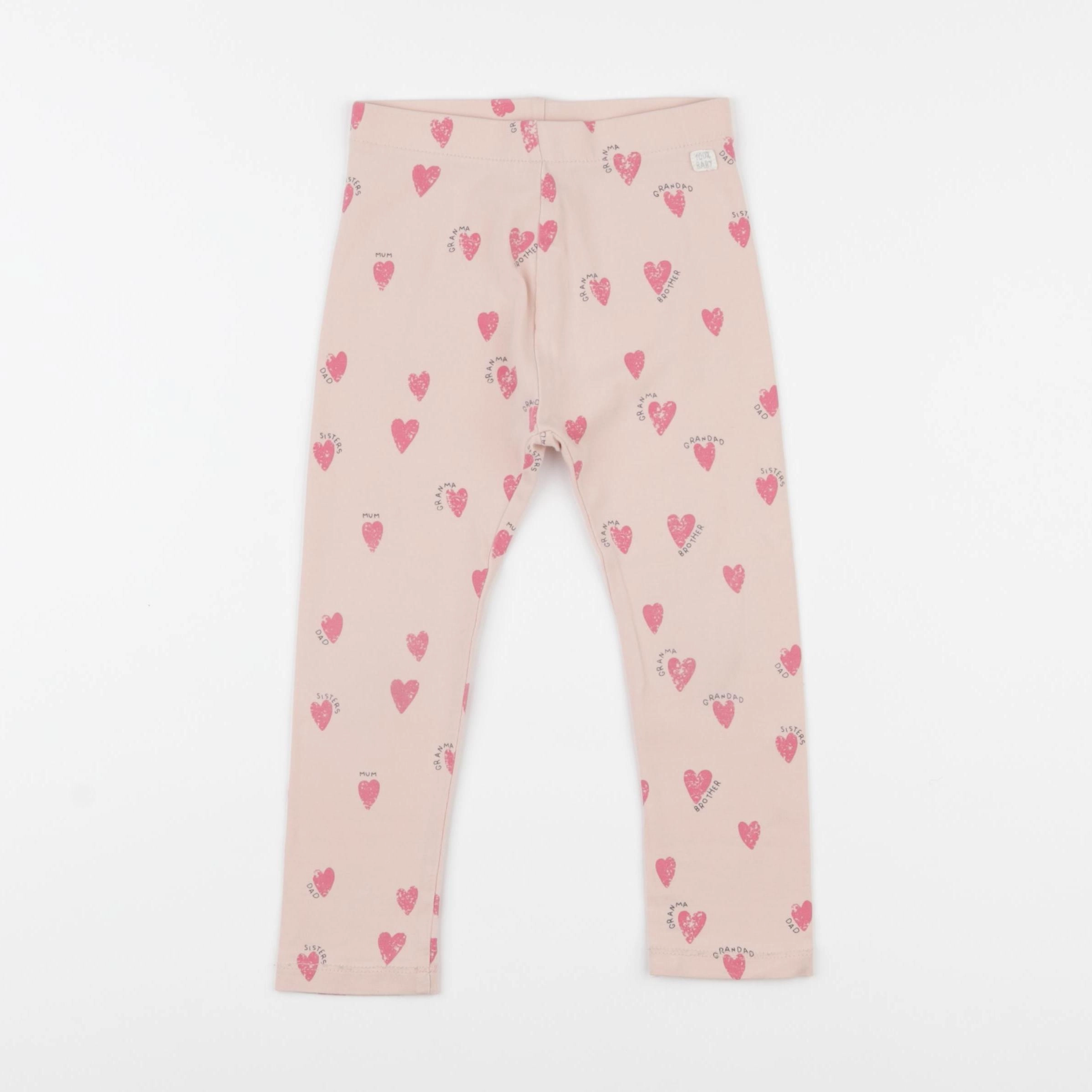 Zara - legging rose - 2/3 ans