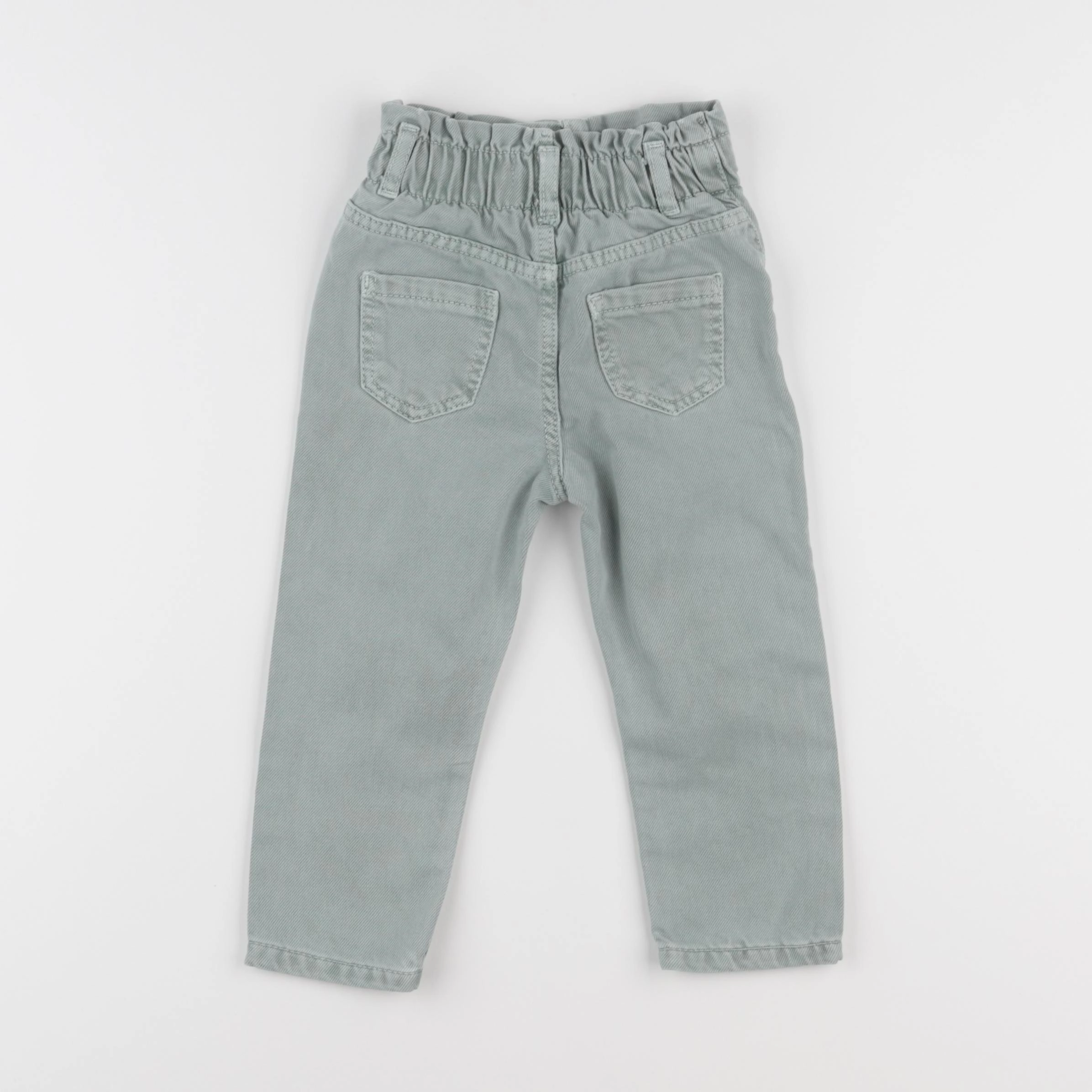 Vertbaudet - pantalon vert - 2 ans