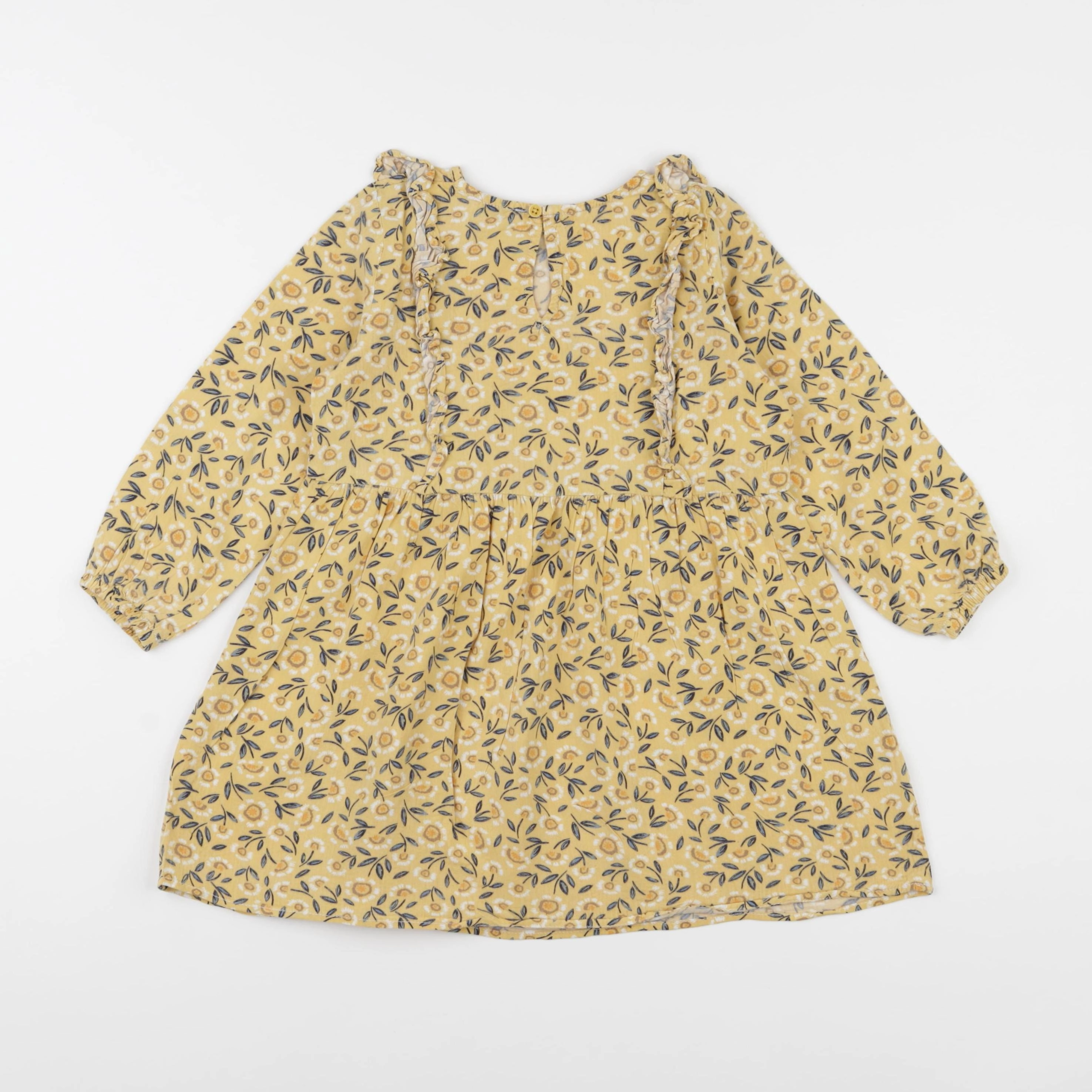 Vertbaudet - robe jaune - 5 ans