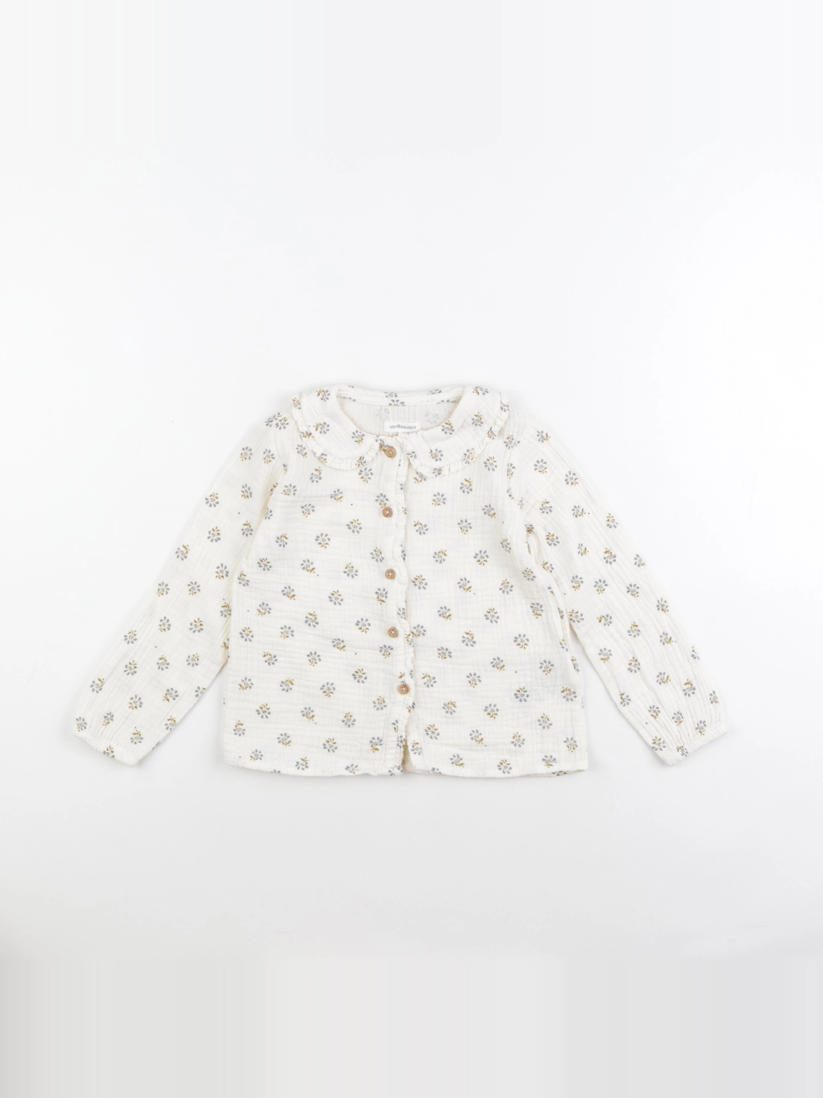 Vertbaudet - blouse beige - 4 ans