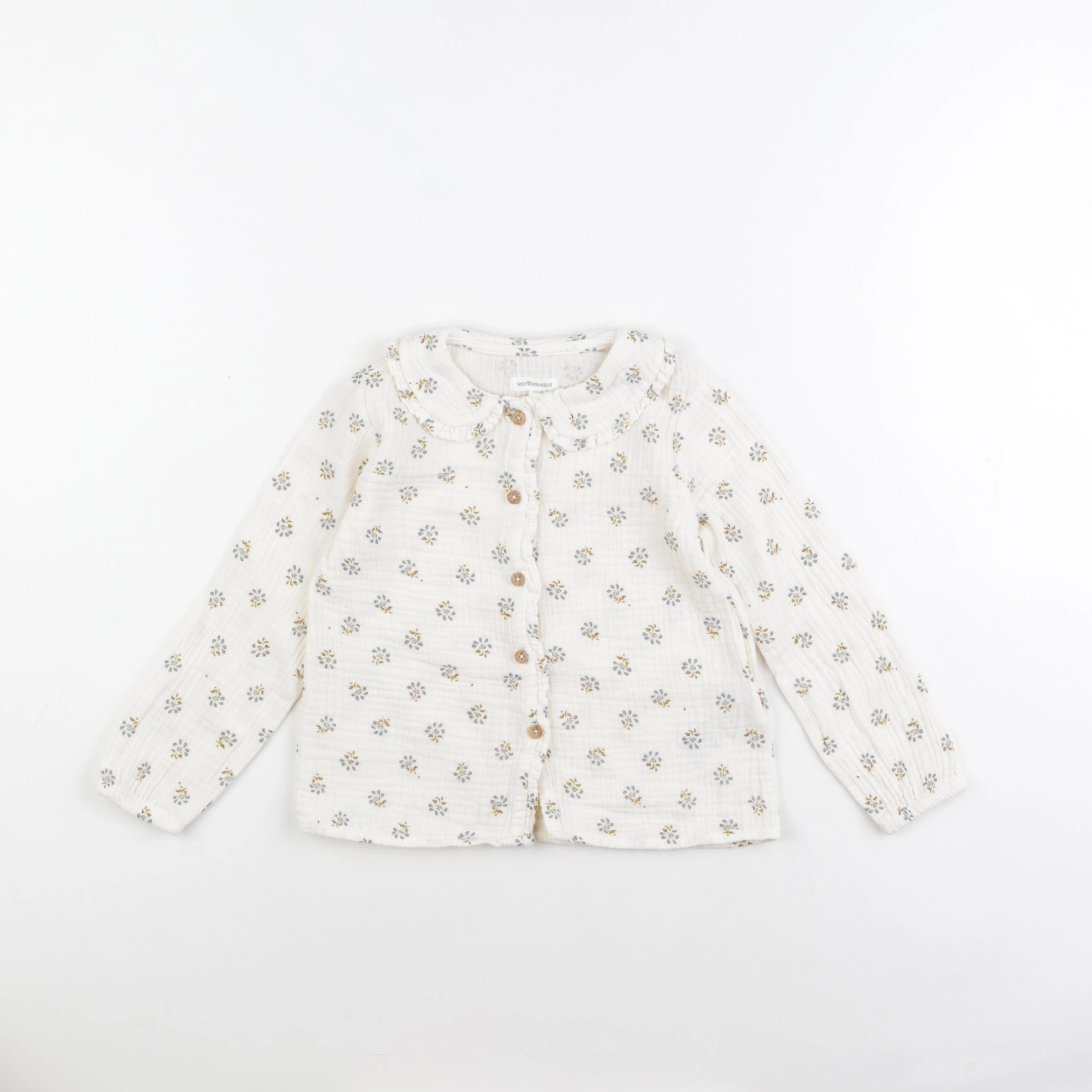 Vertbaudet - blouse beige - 4 ans