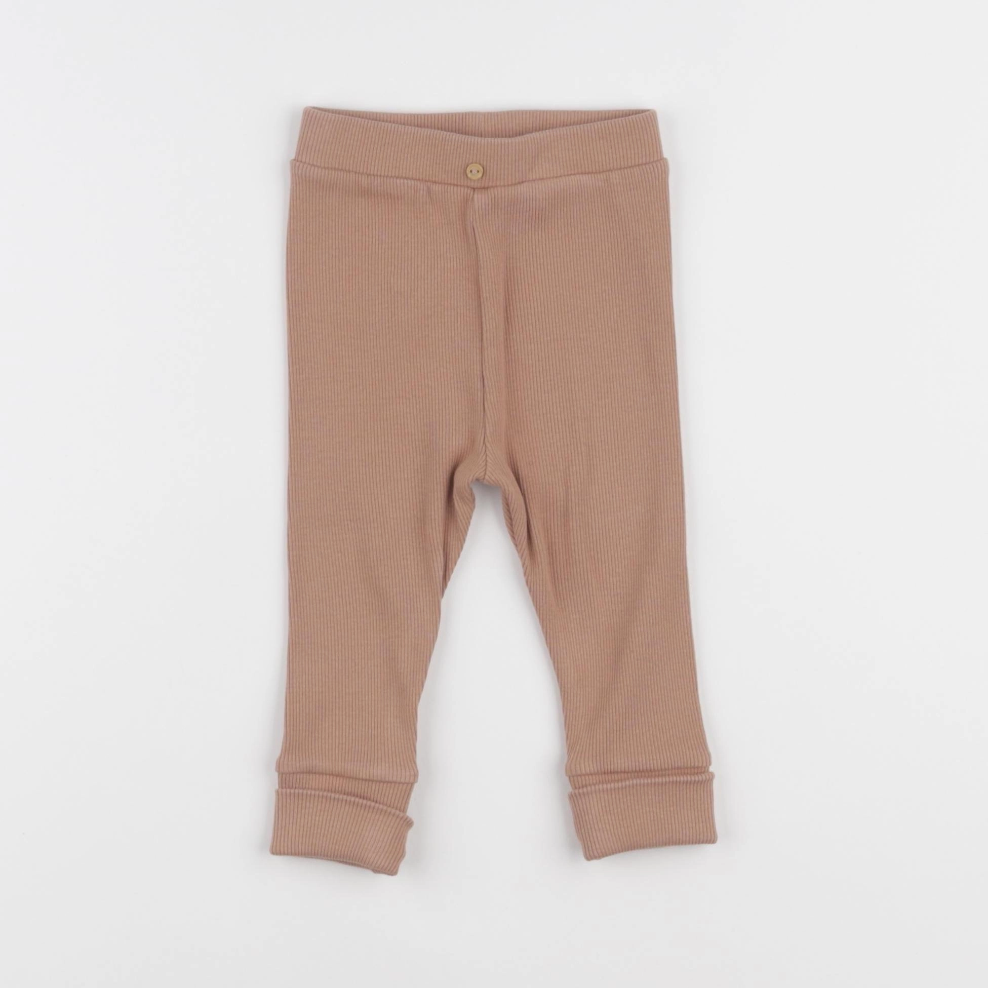 Vertbaudet - legging marron - 9 mois