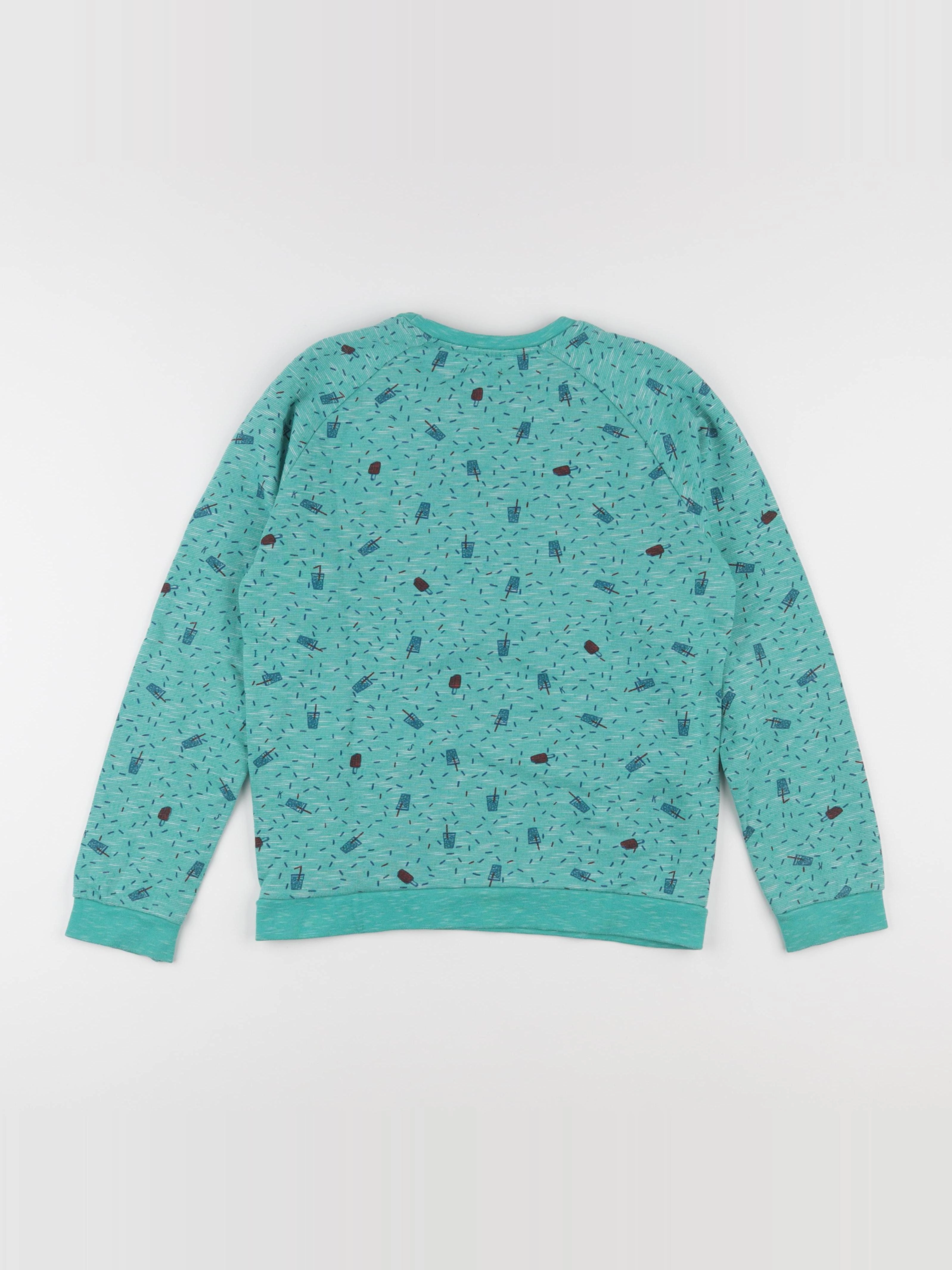 IKKS - sweat vert - 10 ans
