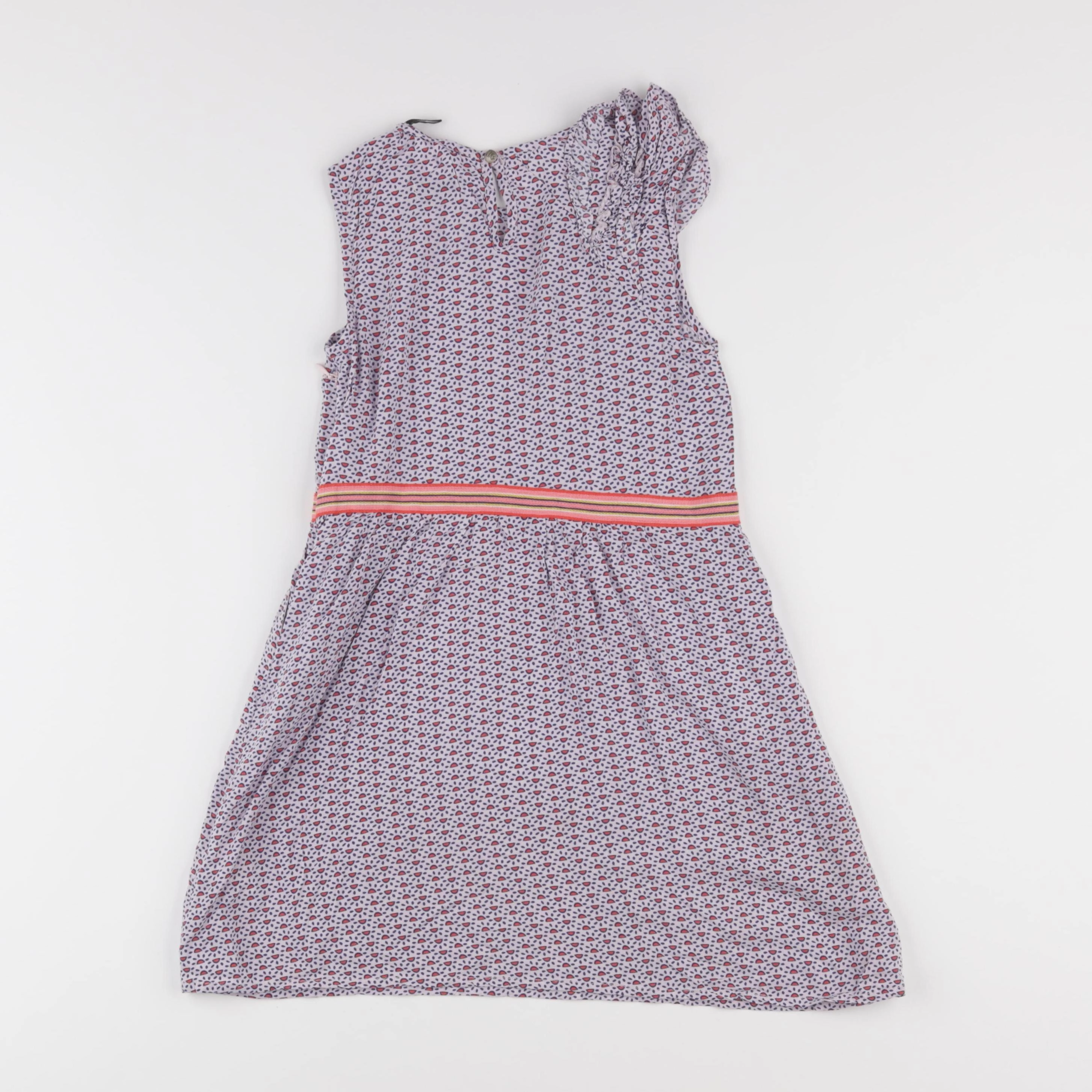 IKKS - robe bleu, rouge - 6 ans