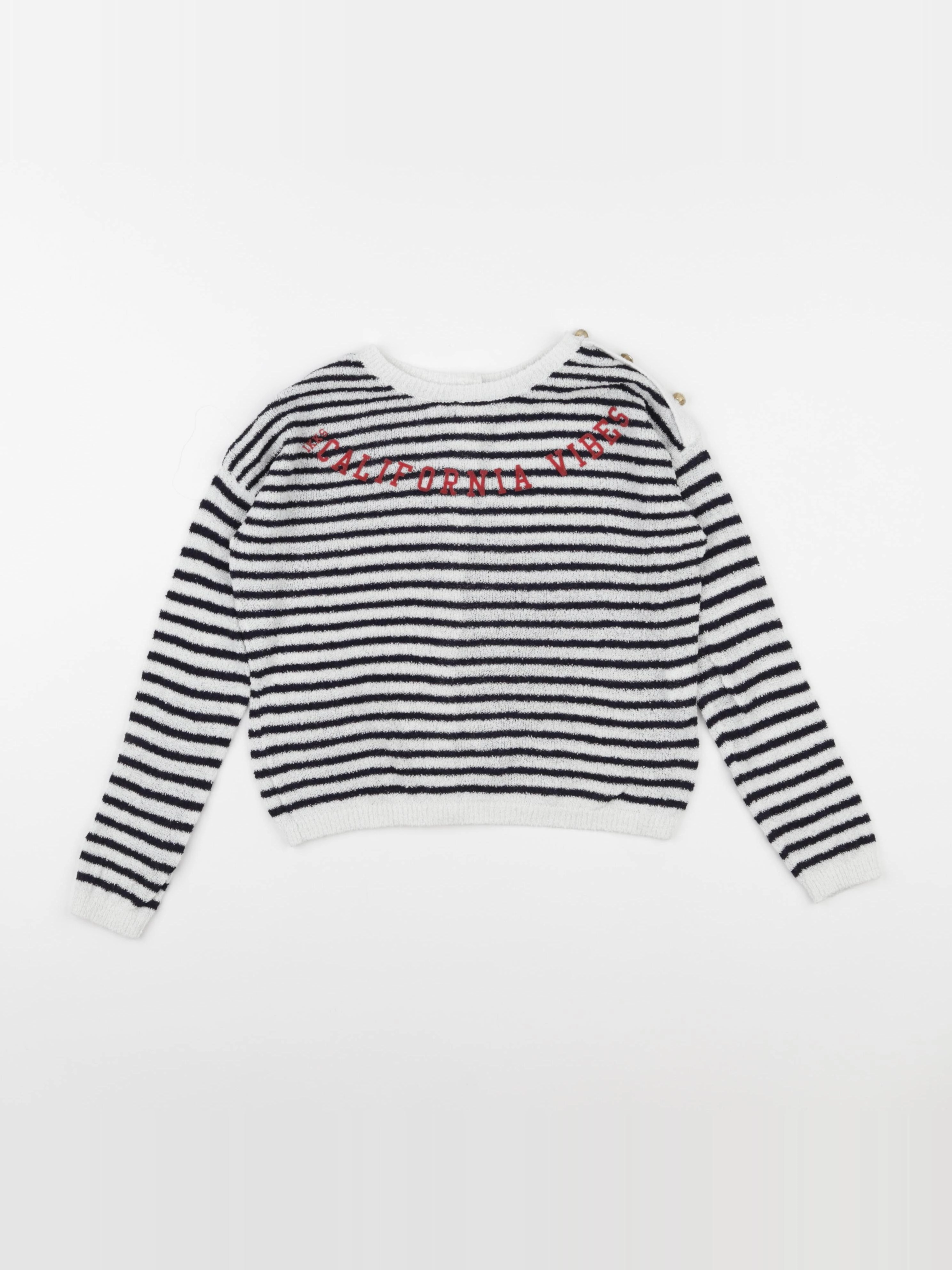 IKKS - pull bleu, blanc - 4 ans