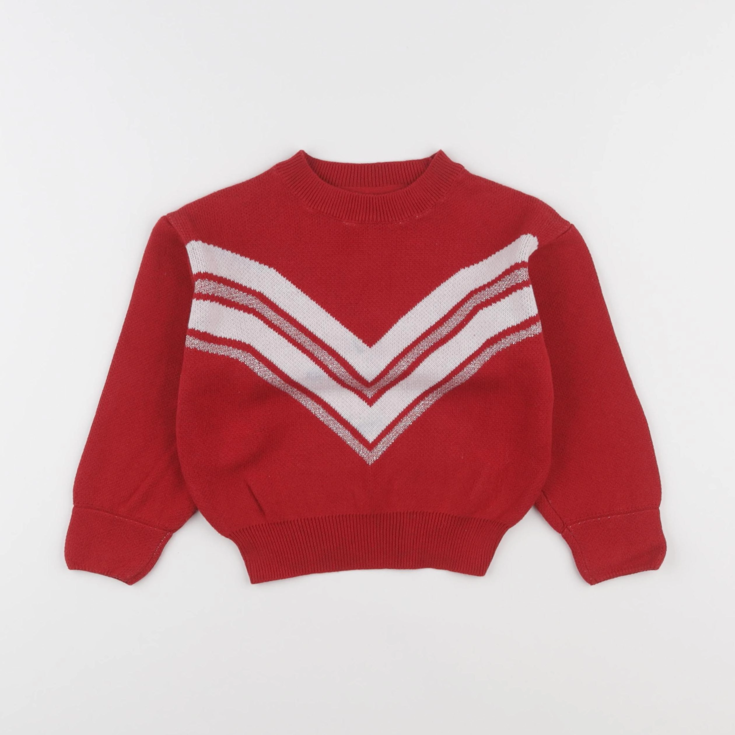 Vertbaudet - pull rouge - 5 ans