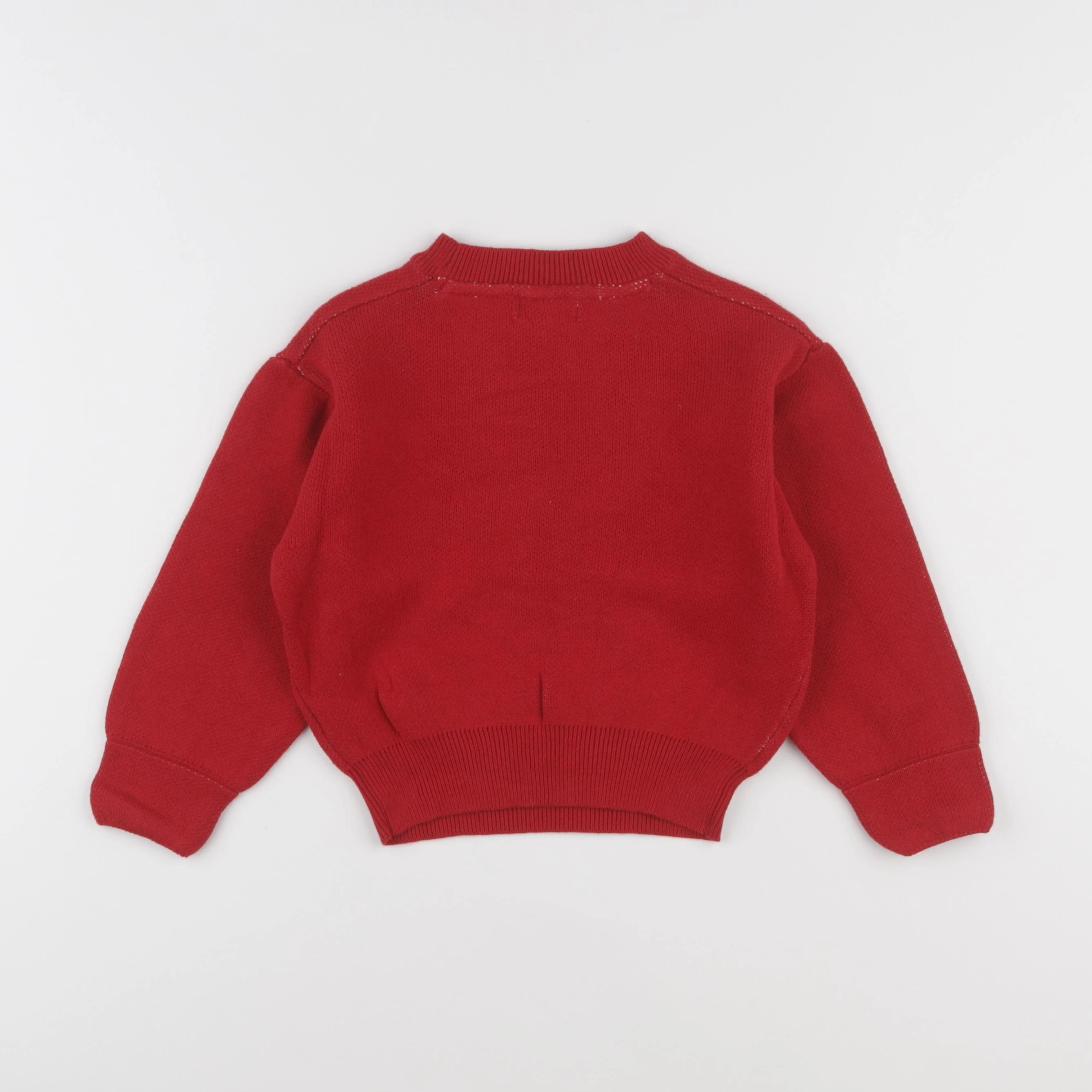 Vertbaudet - pull rouge - 5 ans