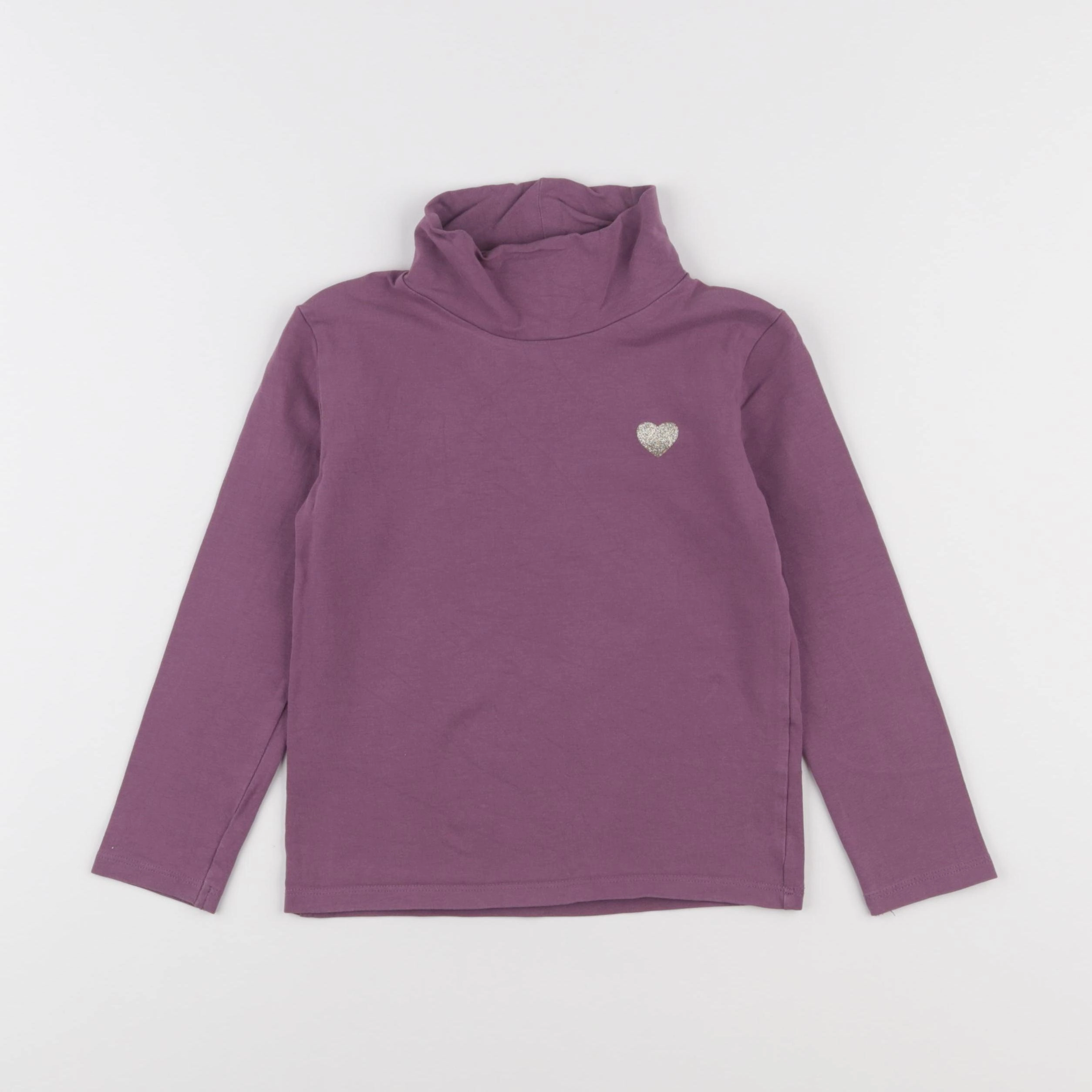 Vertbaudet - sous-pull violet - 5 ans
