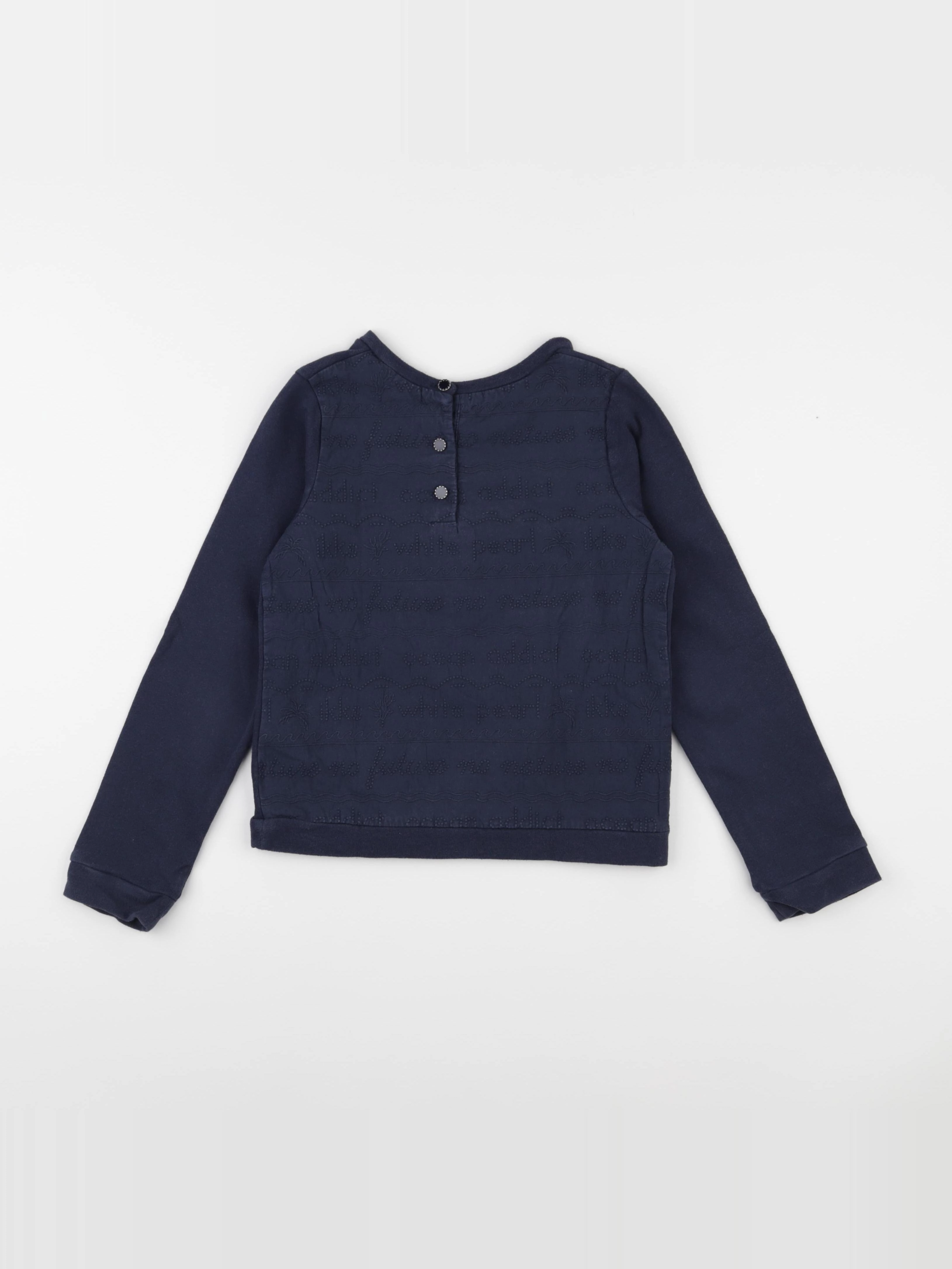 IKKS - sweat bleu - 8 ans