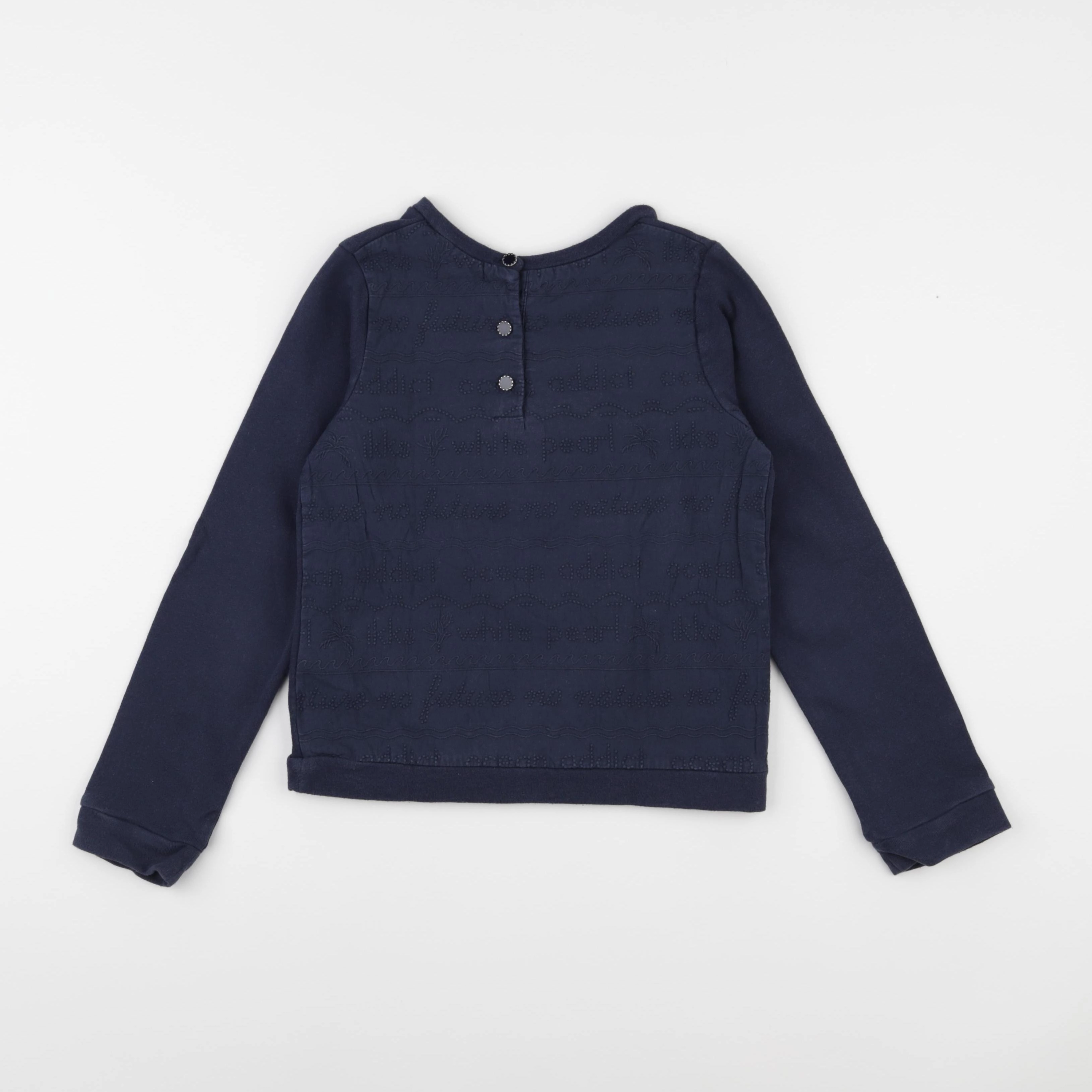 IKKS - sweat bleu - 8 ans