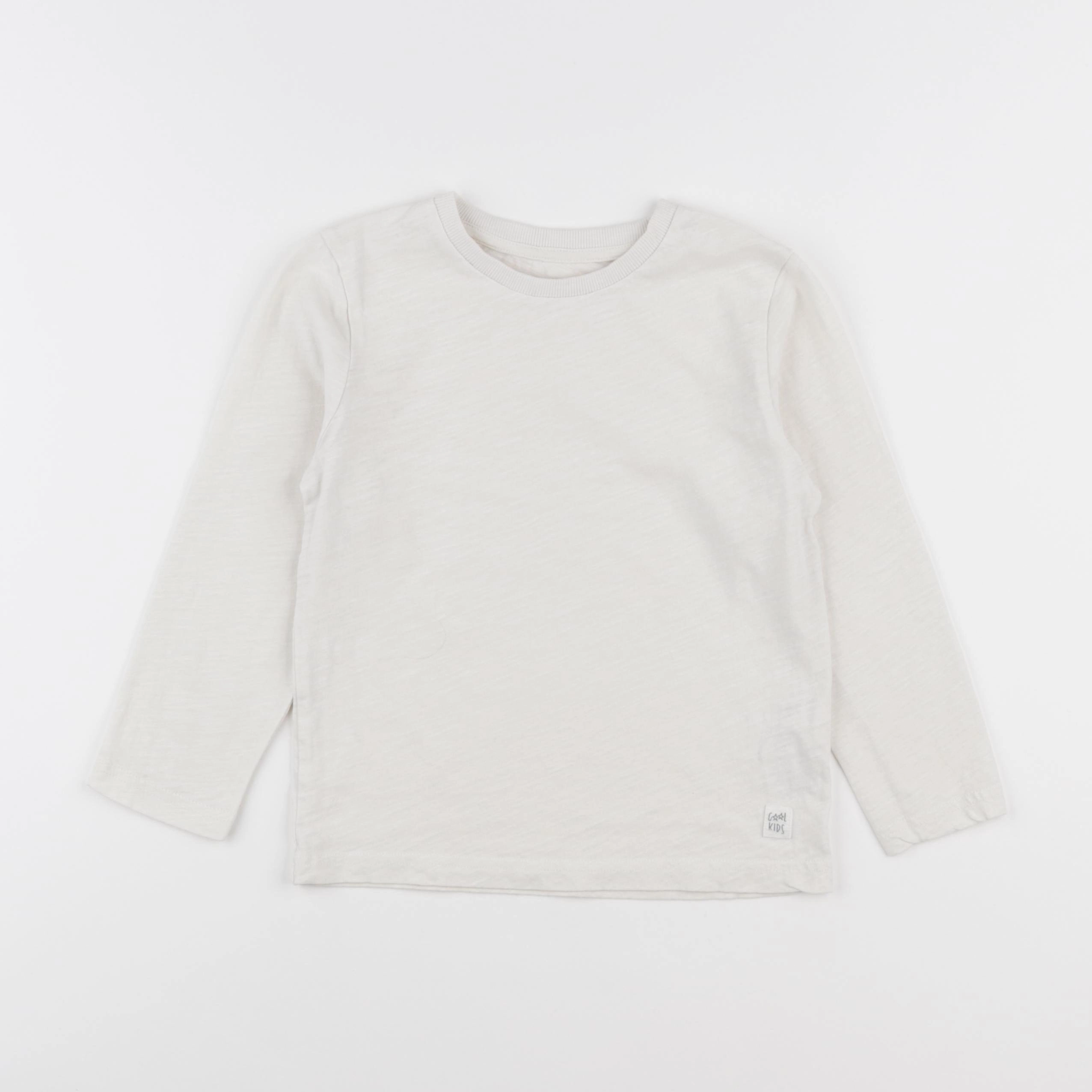 Vertbaudet - tee-shirt blanc - 6 ans