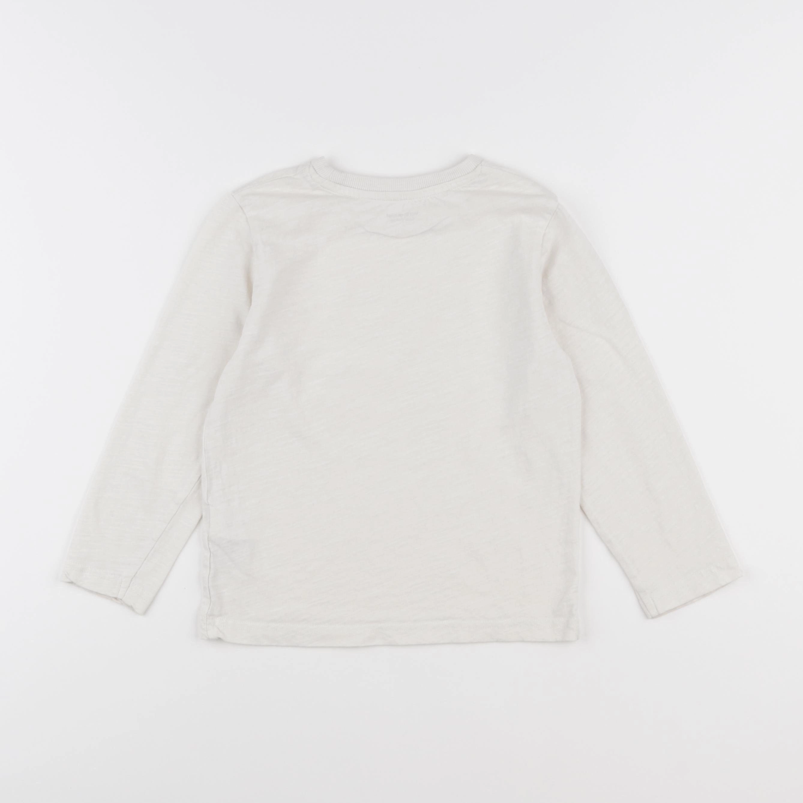 Vertbaudet - tee-shirt blanc - 6 ans